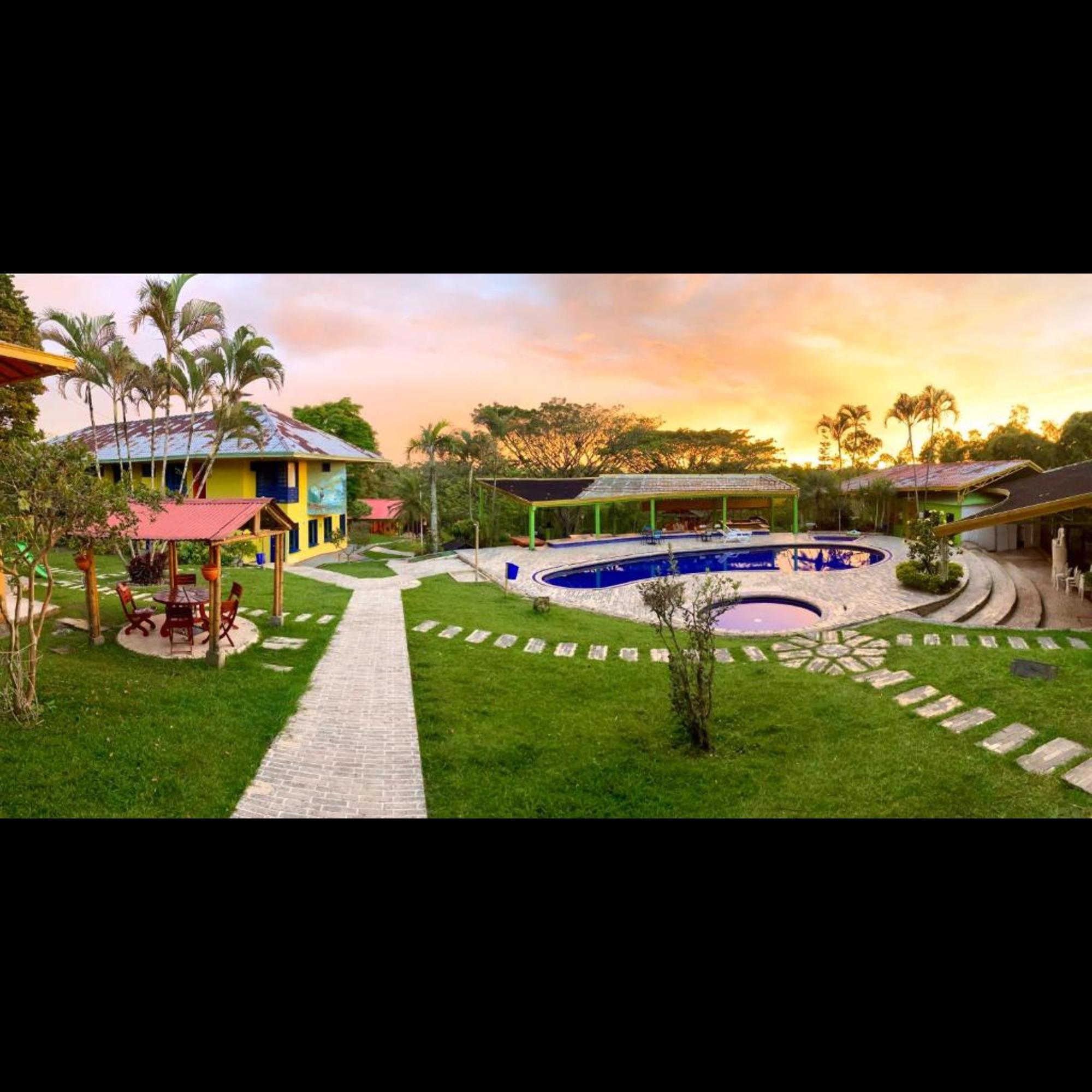 Vista Exterior Ecohotel La Casona