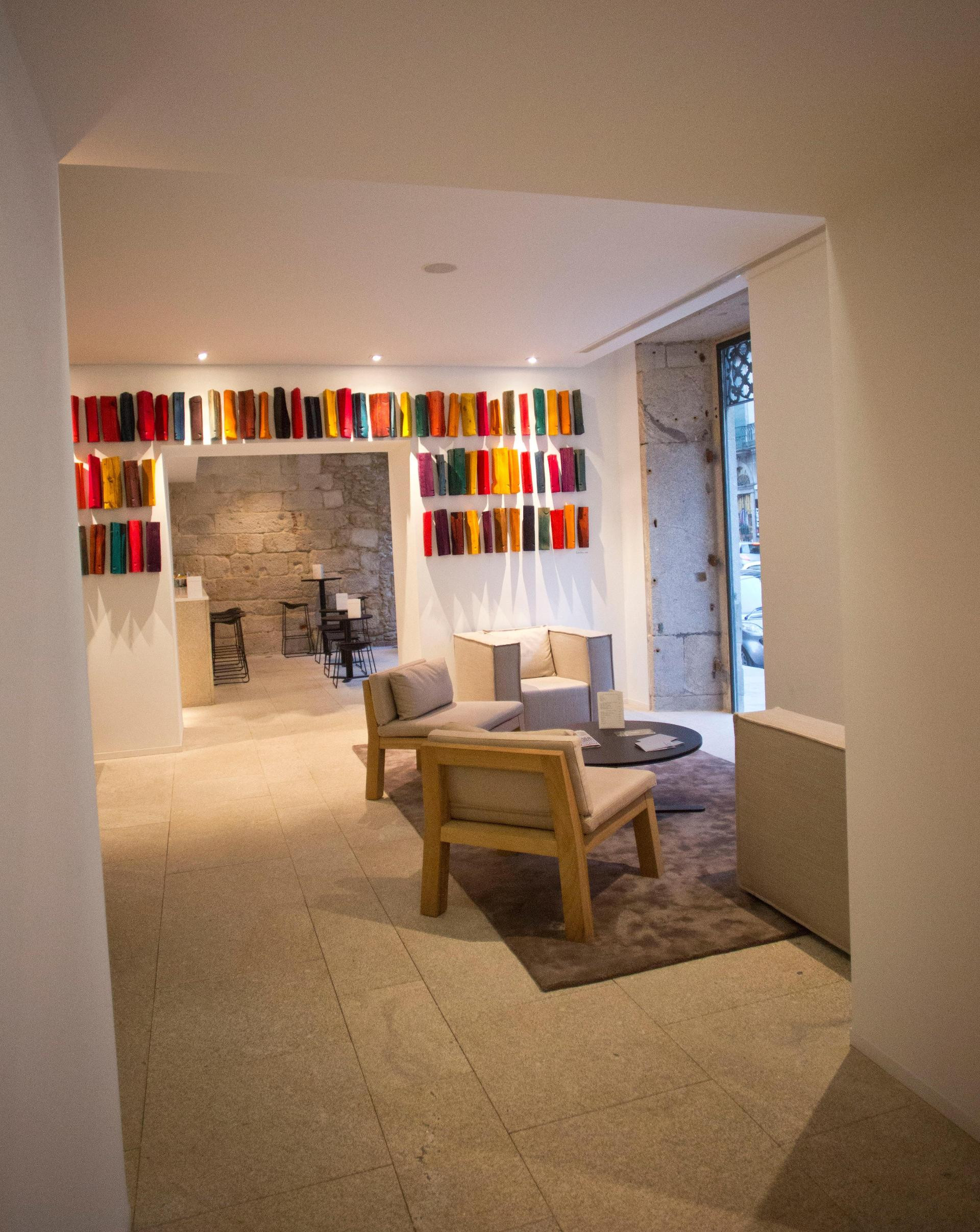 Vista do lobby Hotel Carris Porto Ribeira