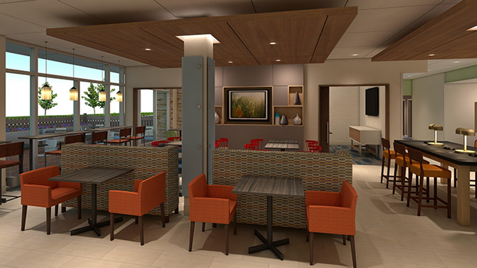Restaurant Holiday Inn Express And Suites Watertown by IHG