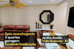 Alquiler Vacacional - Apto completo 2 quartos garagem Jardim Amália VR RJ