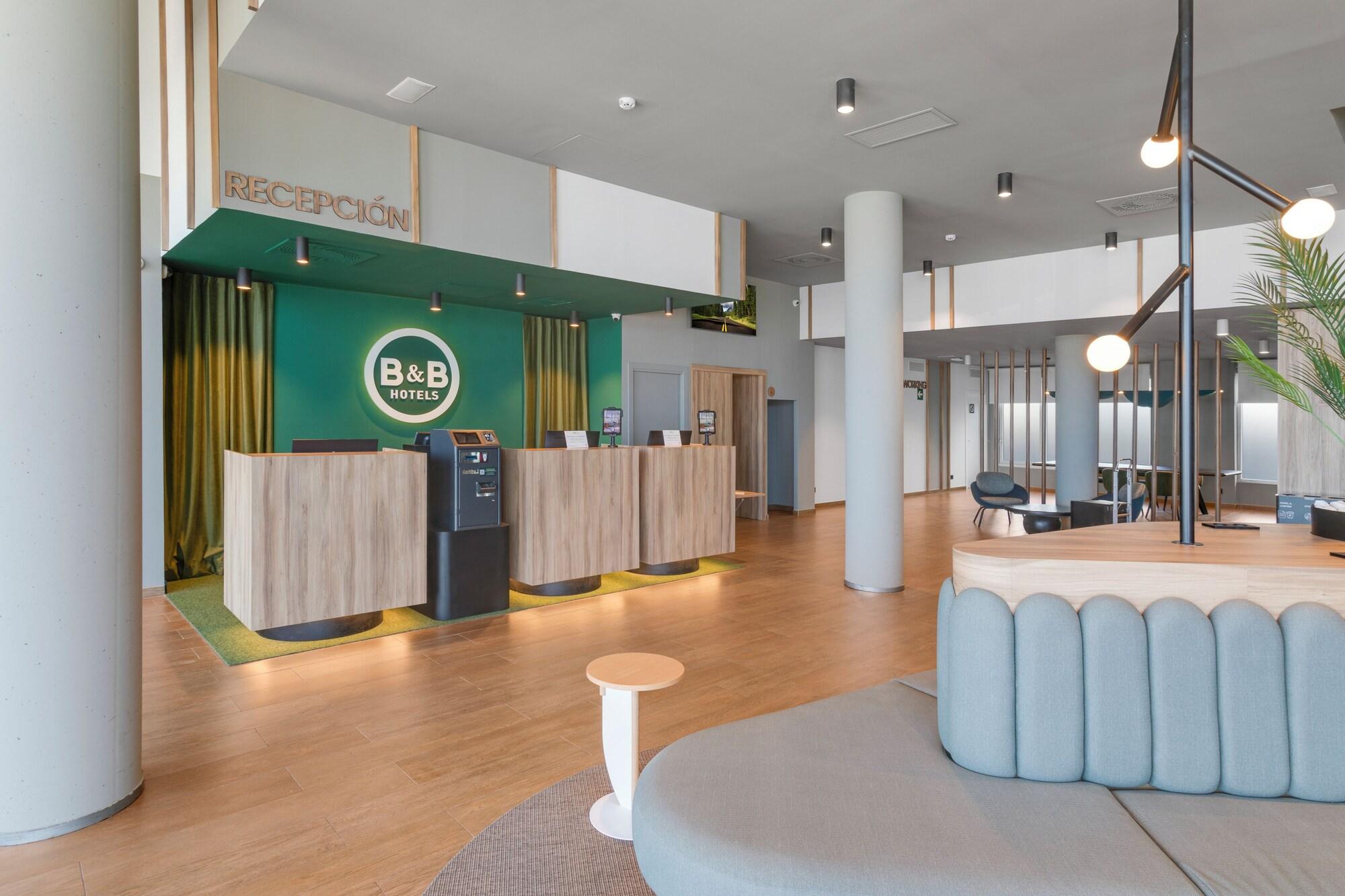 Vista Lobby B&B Hotel Barcelona Viladecans