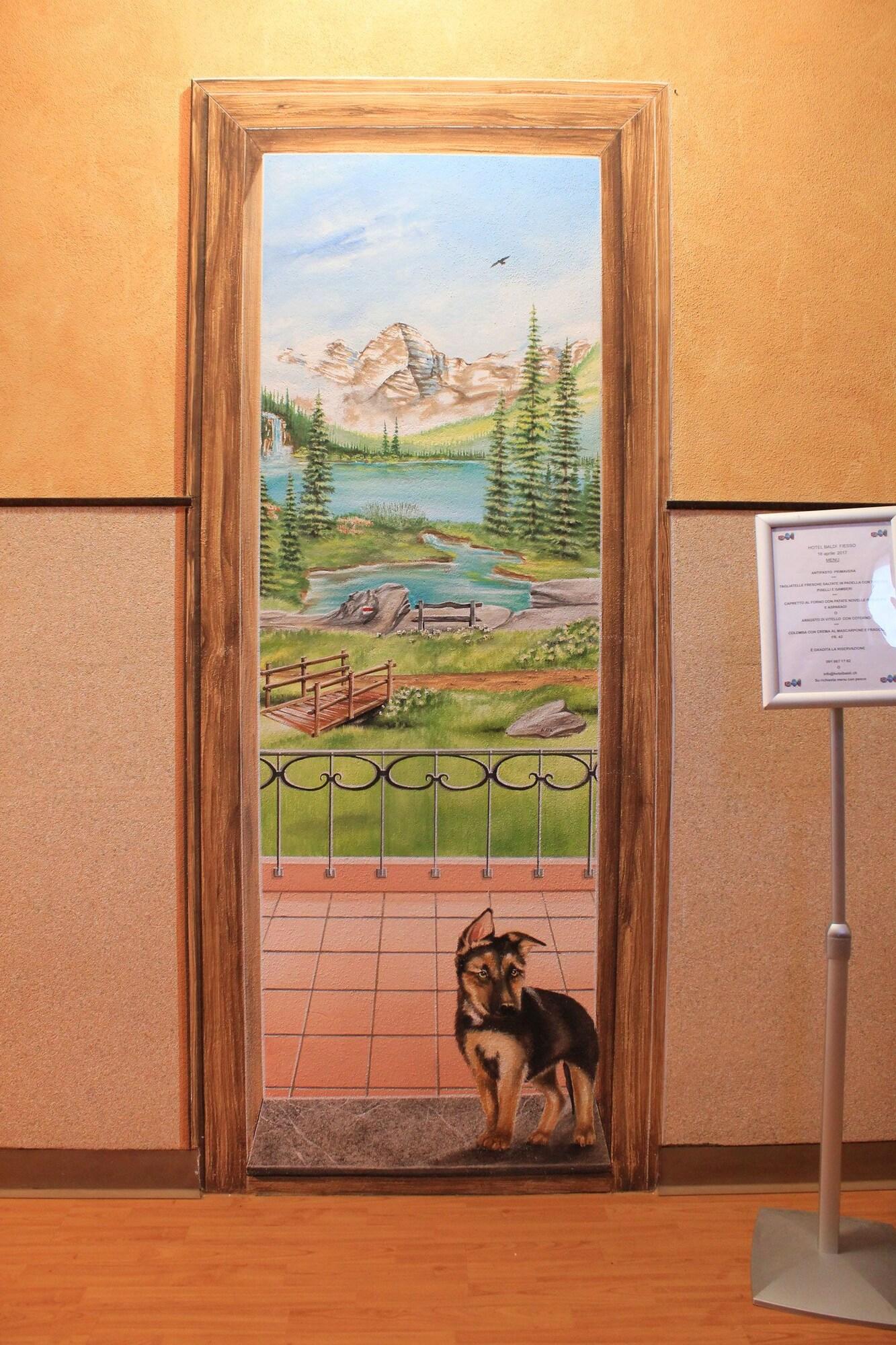 Vista Lobby Albergo Ristorante Baldi