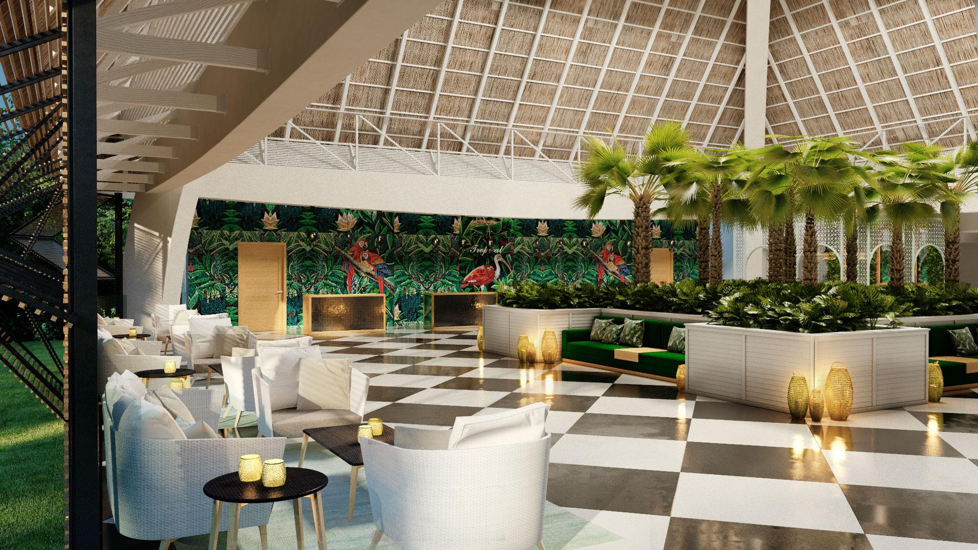Lobby view Hotel Grand Sirenis Punta Cana Resort & Aquagames – All Inclusive