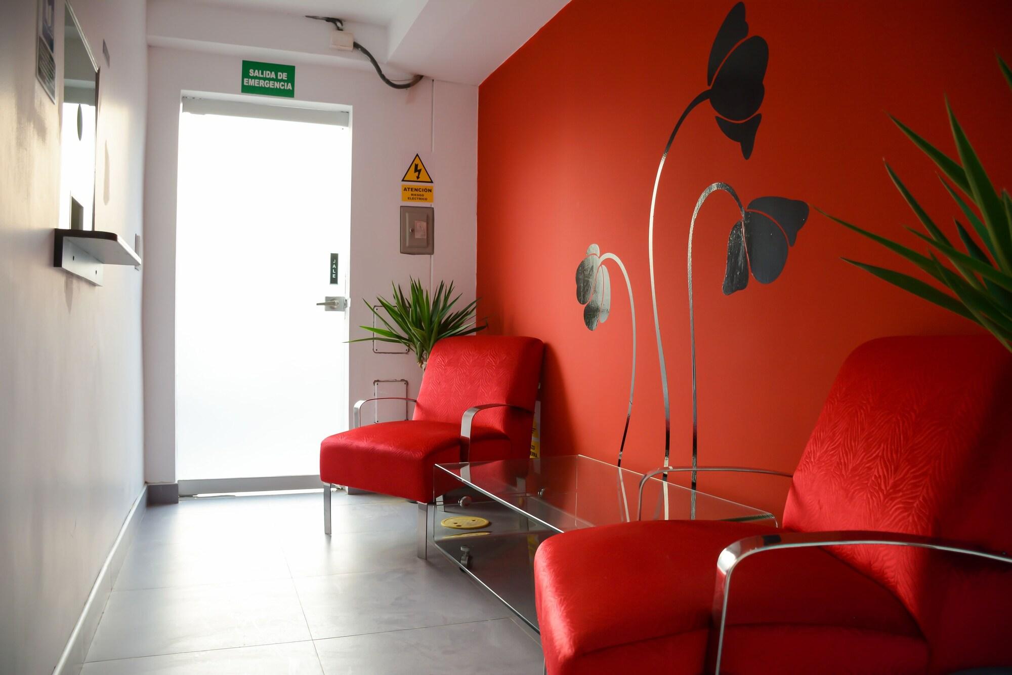 Vista Lobby Hostal Villa Santa