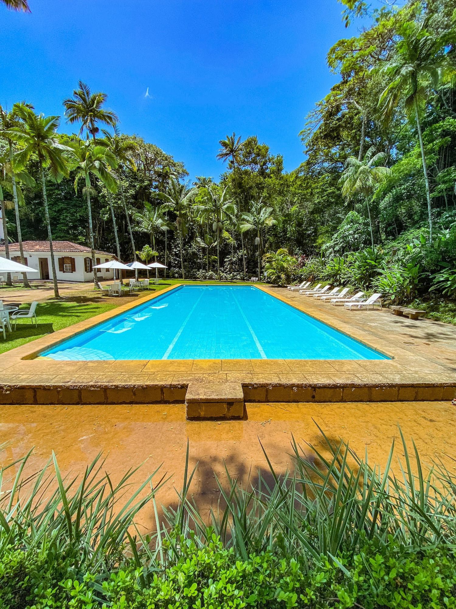 Vista da piscina Locanda Bela Vista