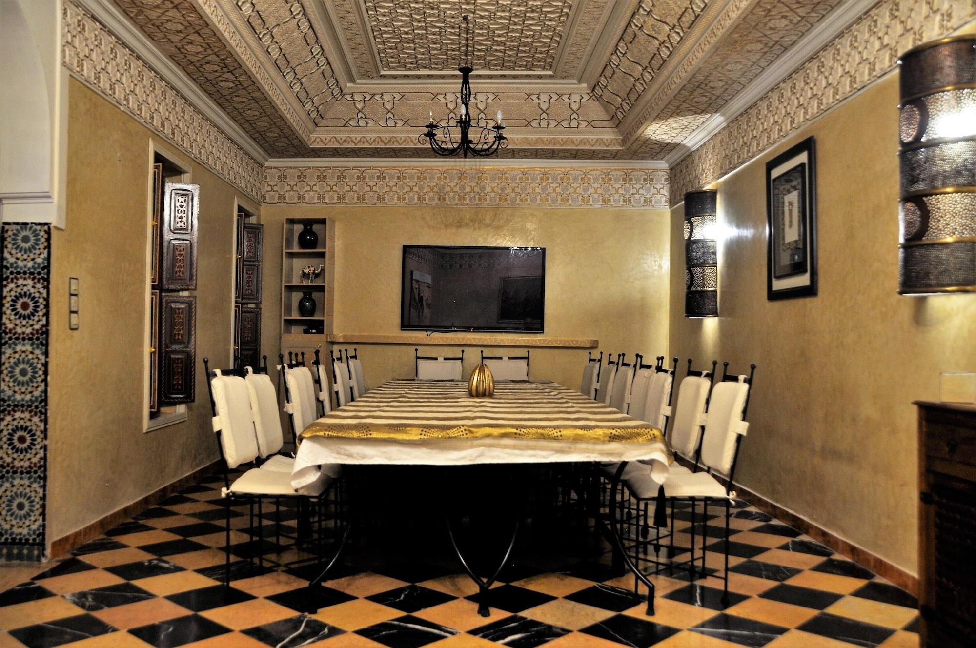 Sala de Reuniones Riad l´Escale de Marrakech