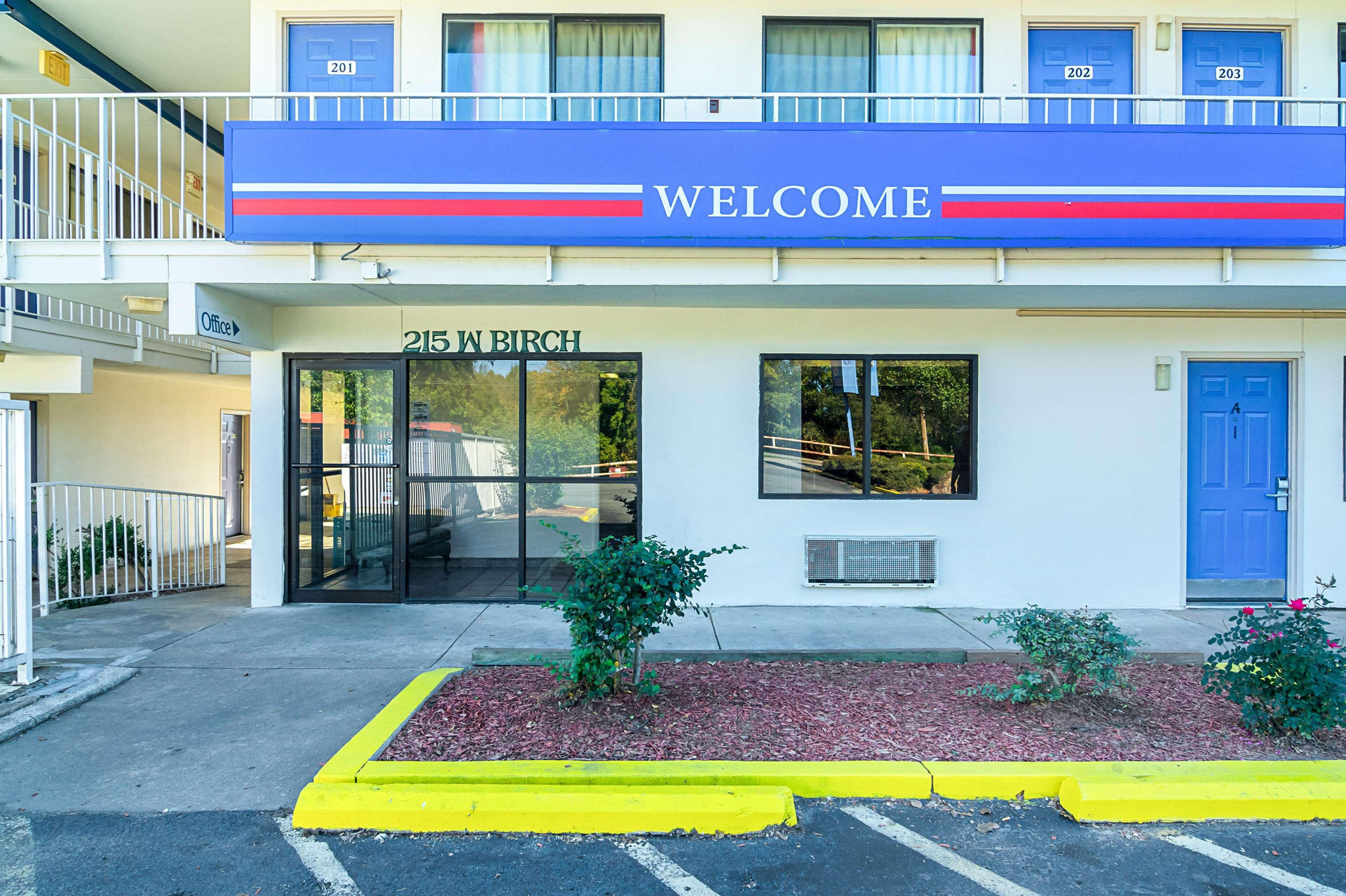 Vista Exterior Motel 6 Russellville, AR
