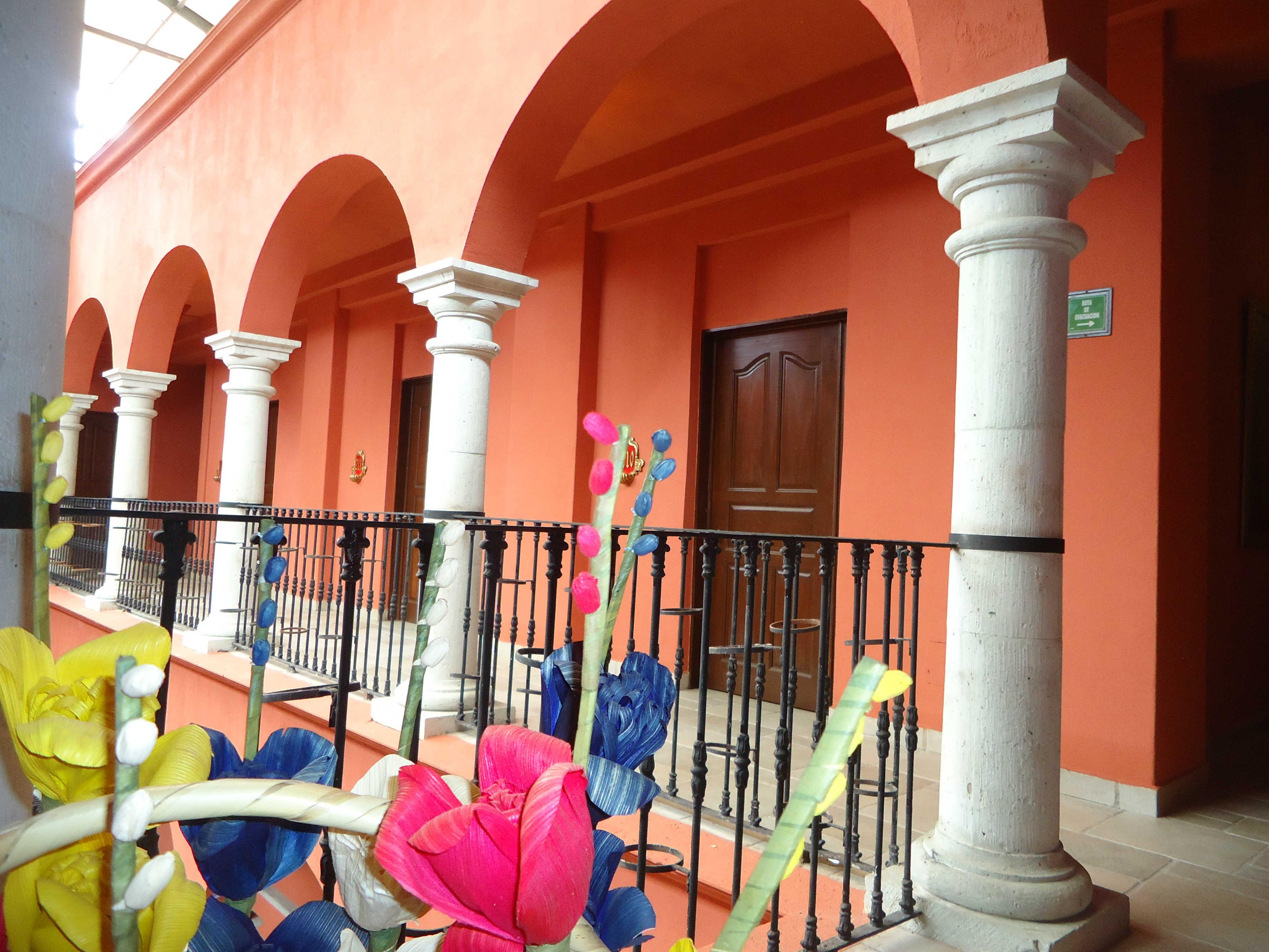 Vista Lobby La Casona Oaxaca