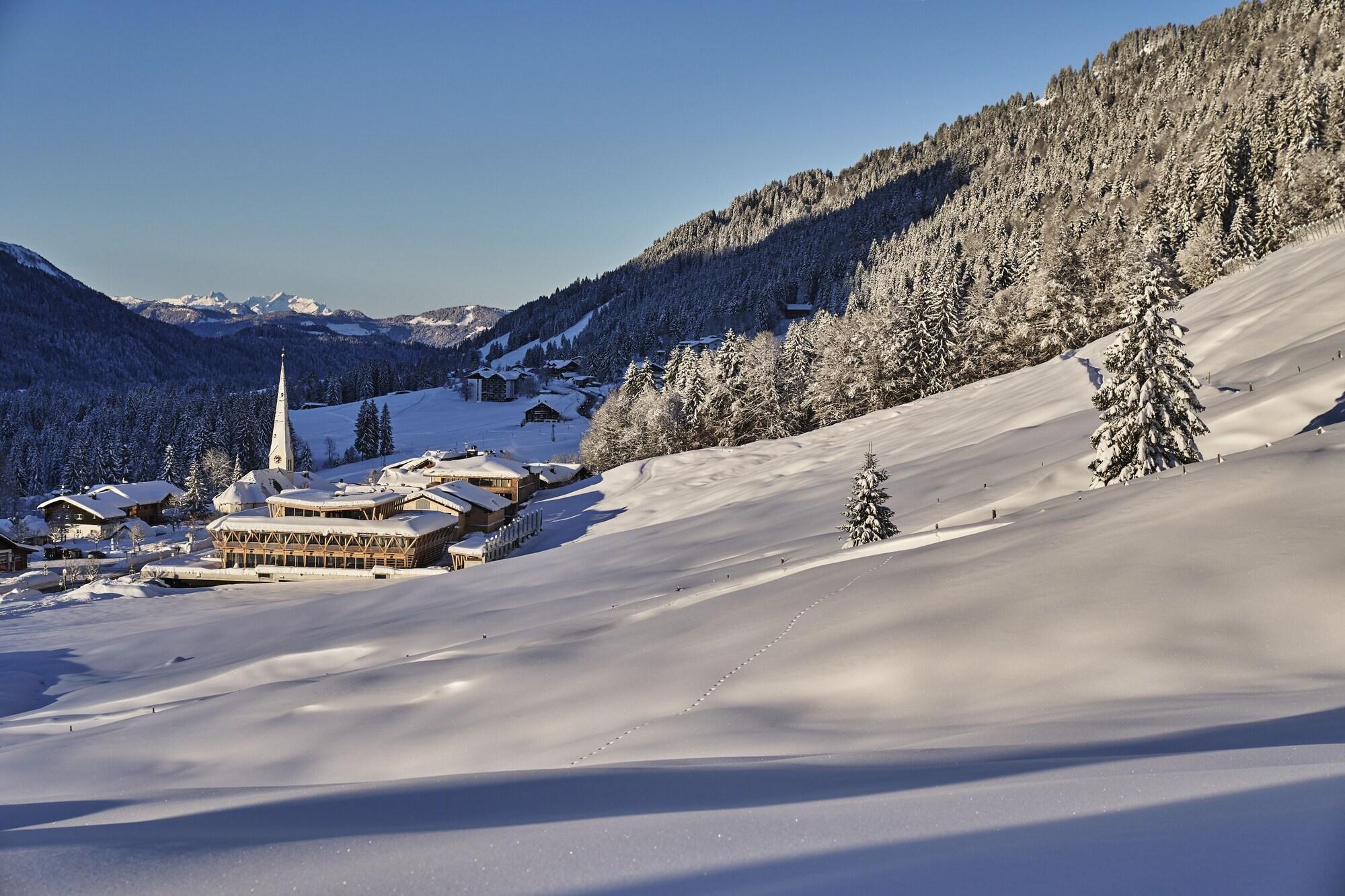 Vista Exterior Hubertus Mountain Refugio Allgäu