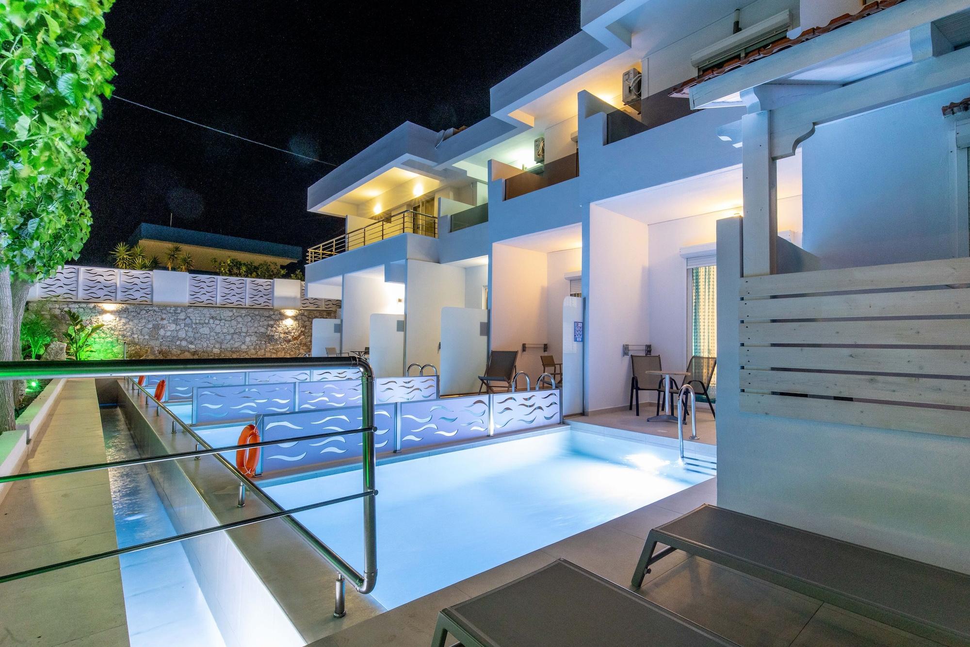 Pool view Stay Helios - Aparts & Pool Suites