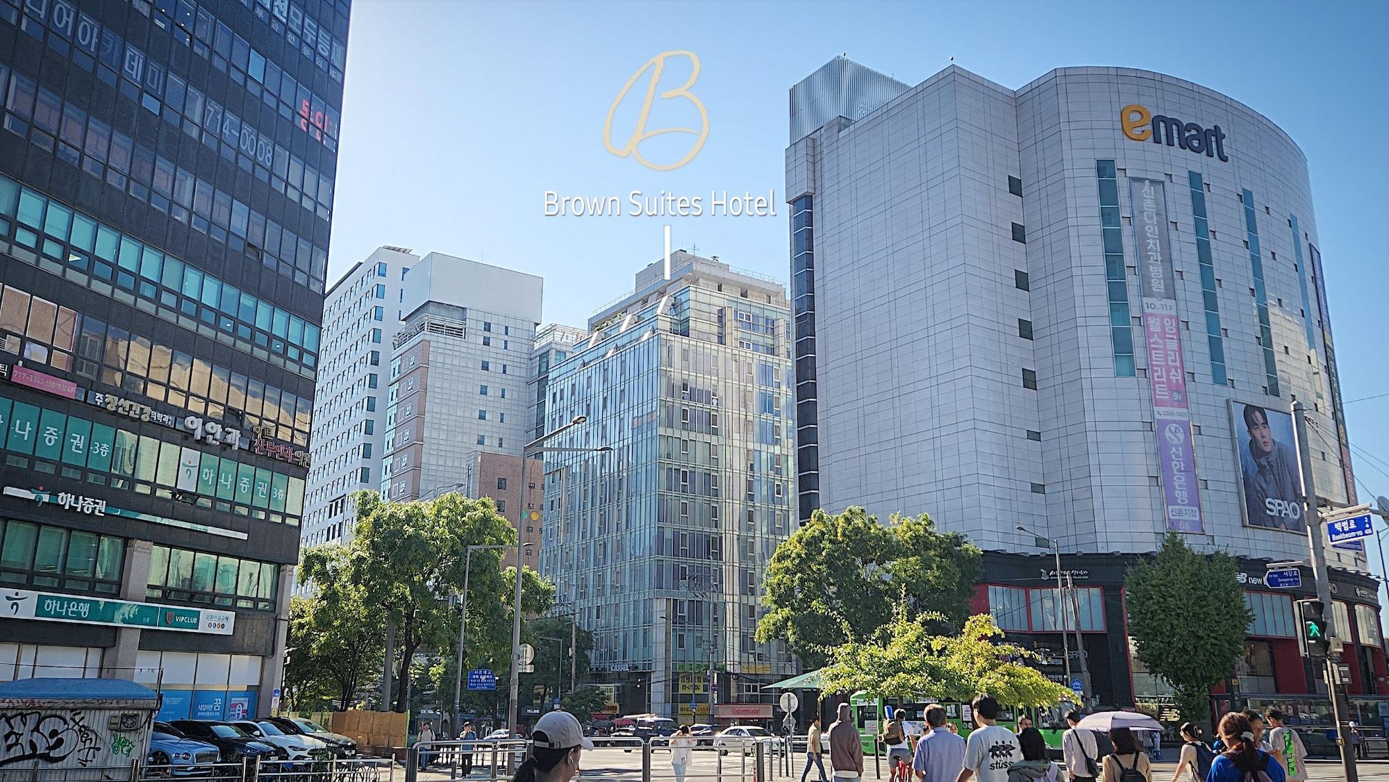 Vista Exterior Brown Suites Hotel Sinchon Central