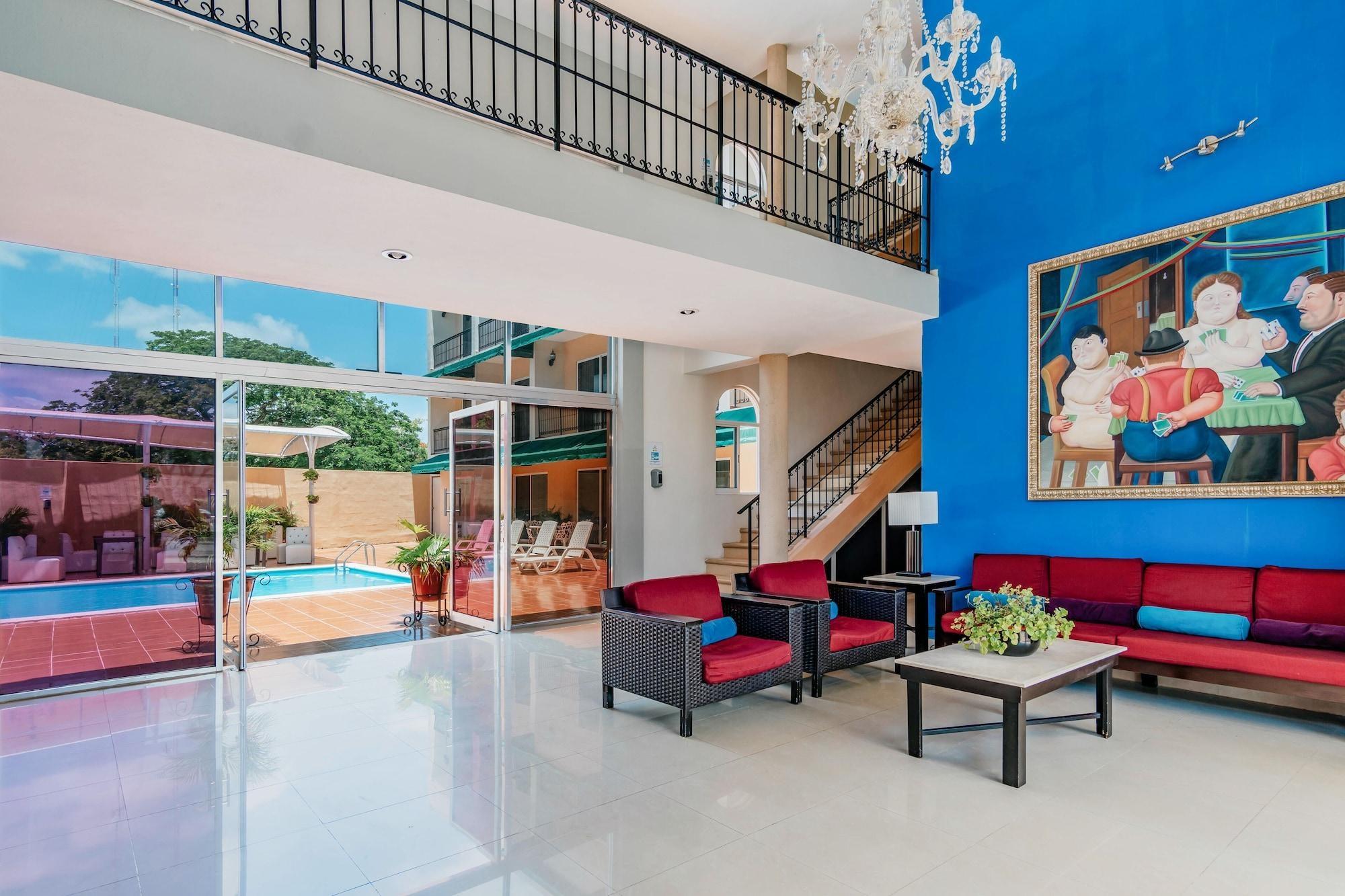 Vista Lobby Hotel Siglo 21 Merida
