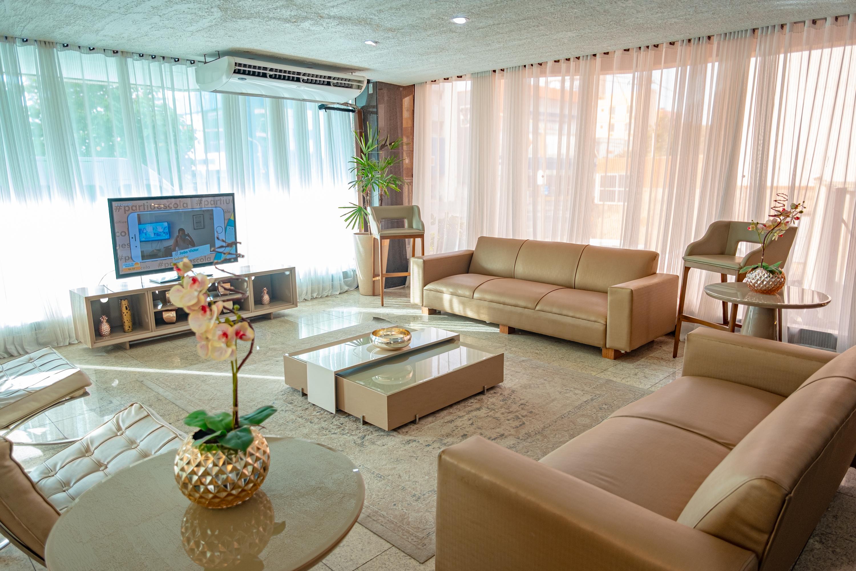 Vista Lobby Golden Park Salvador By Nacional Inn