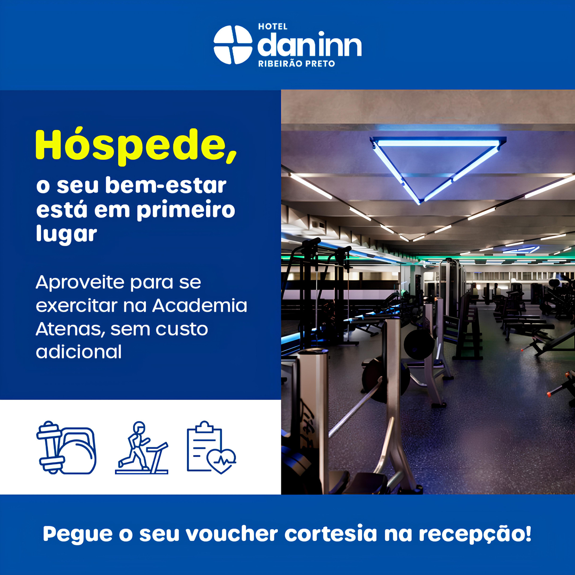 Gimnasio Hotel Dan Inn Ribeirão Preto by Nacional Inn