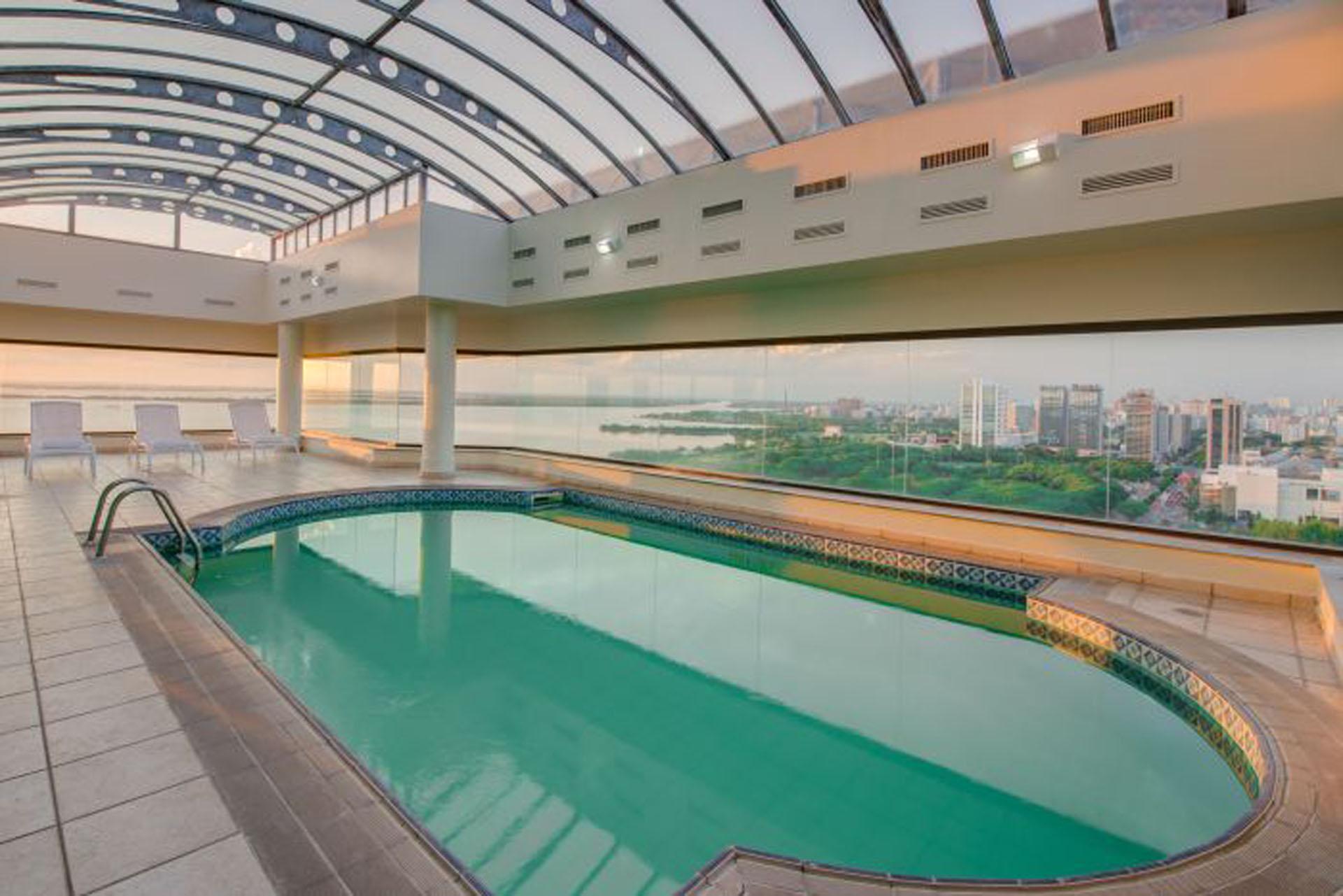 Vista Piscina Blue Tree Towers Millenium Porto Alegre