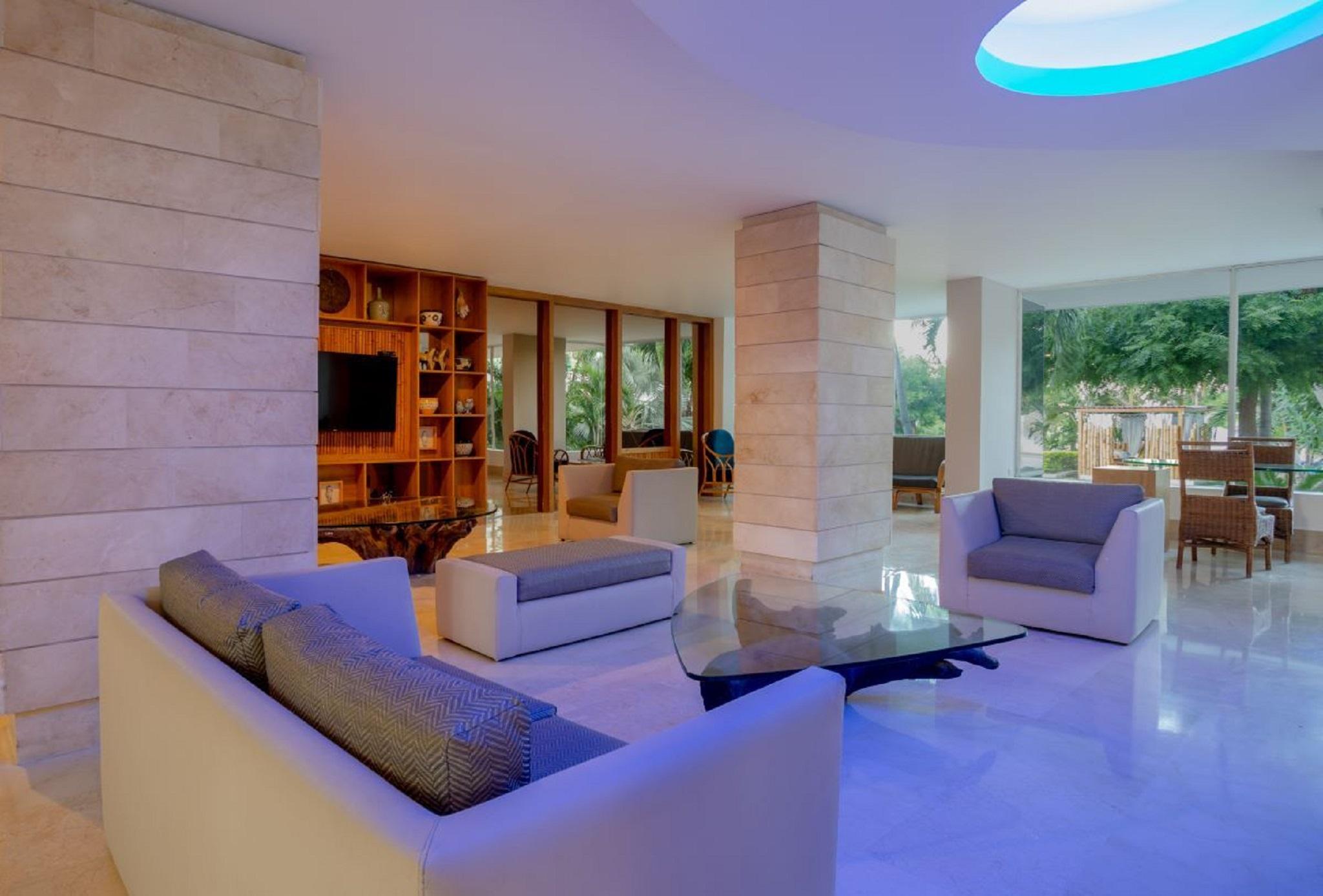Vista Lobby GHL Relax Hotel Costa Azul