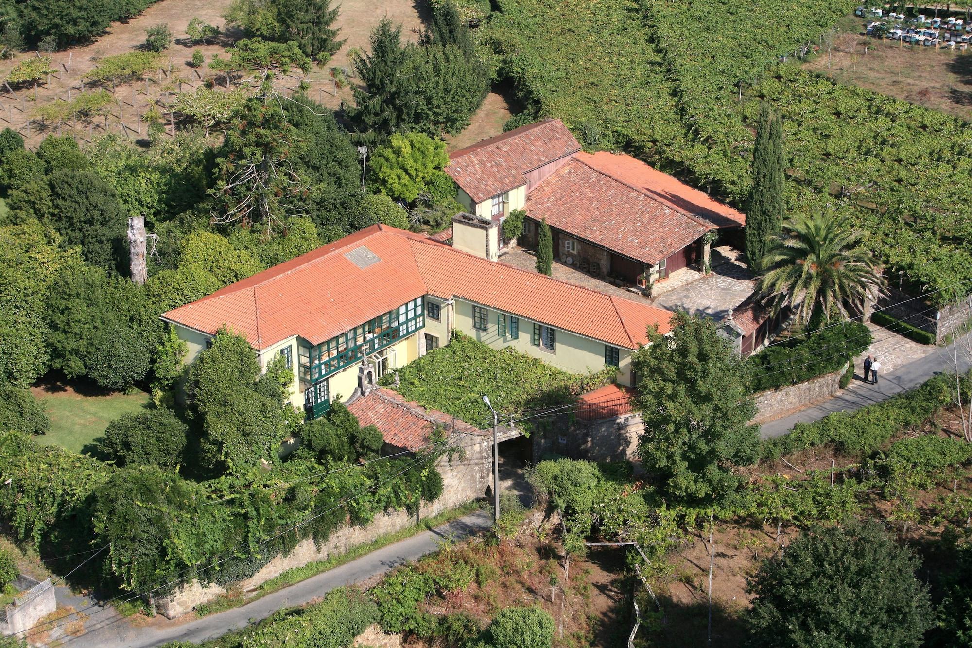 Vista Exterior Pazo Cibrán