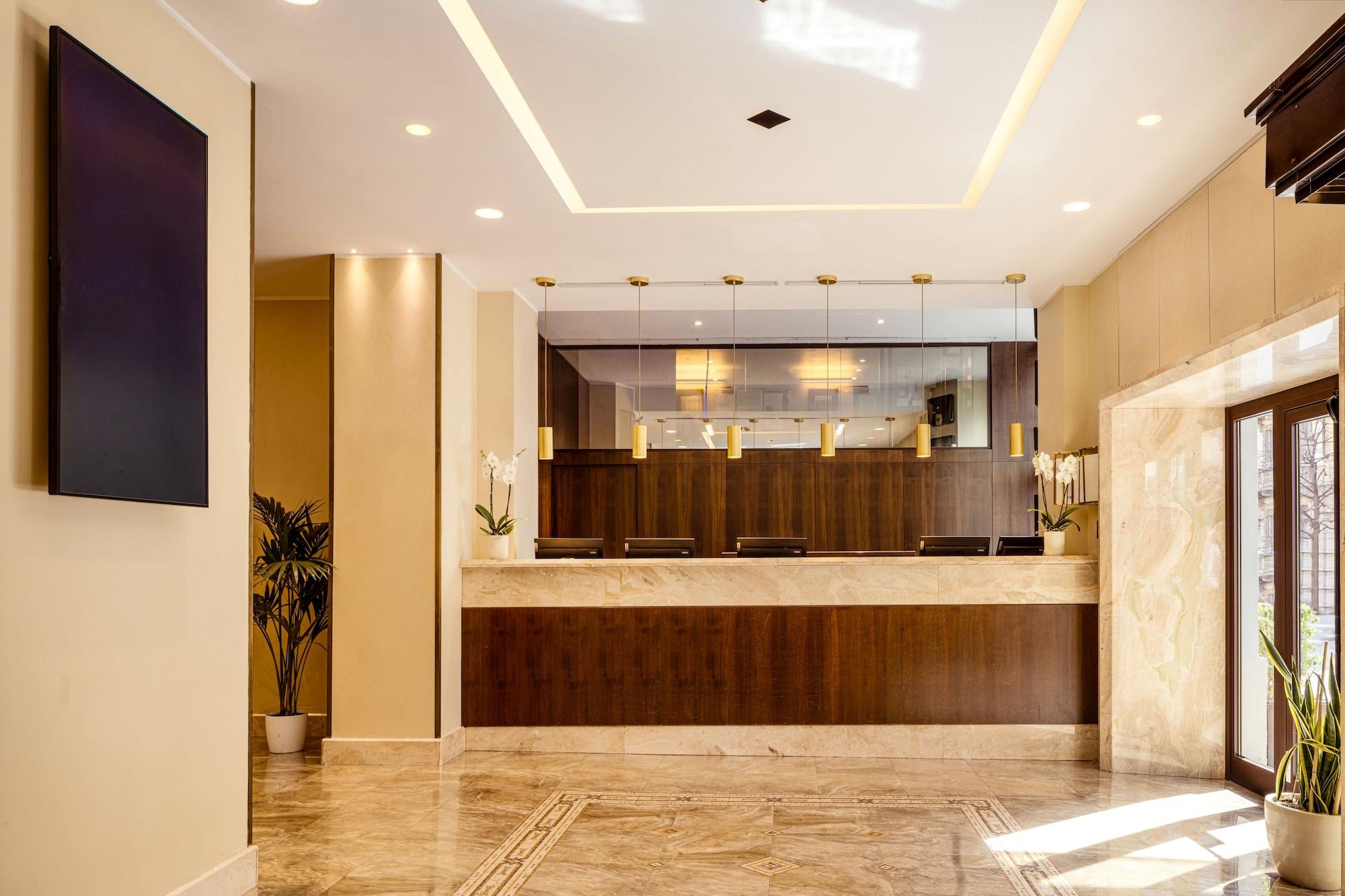 Vista Lobby UNA HOTELS Galles Milano