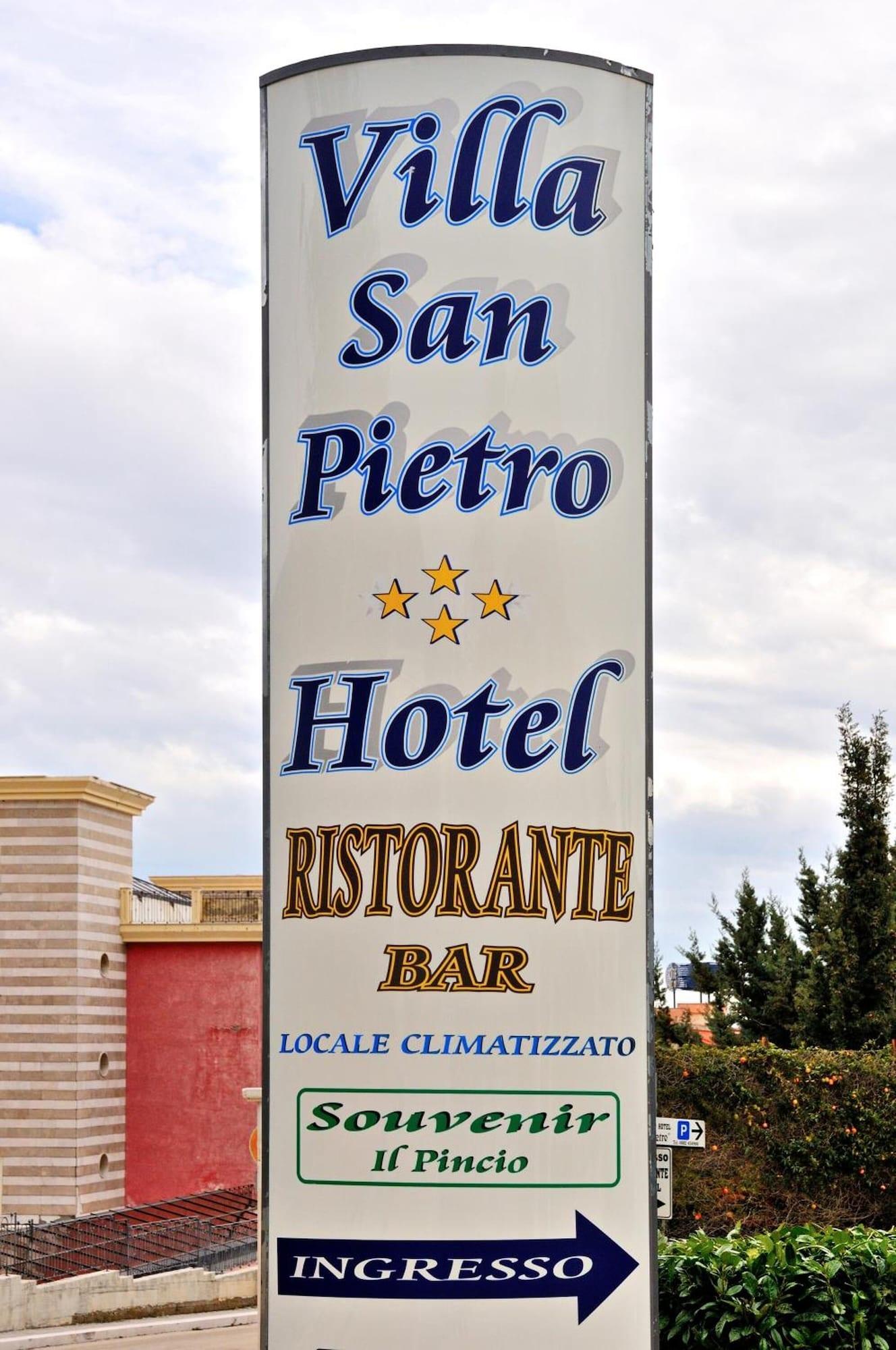 Vista Exterior Hotel Villa San Pietro