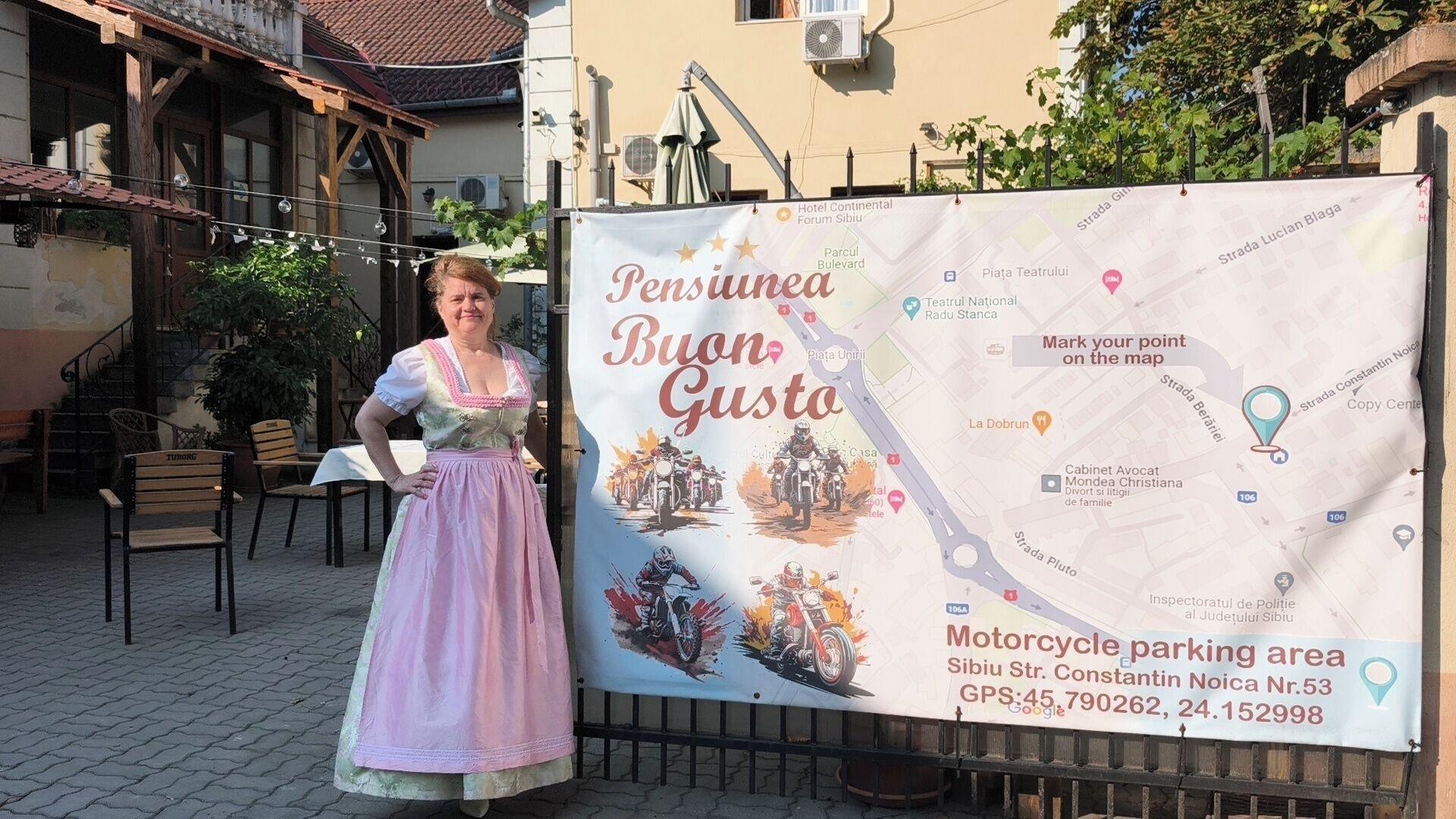 Vista Exterior Pension Buon Gusto Sibiu - motorcycle friendly