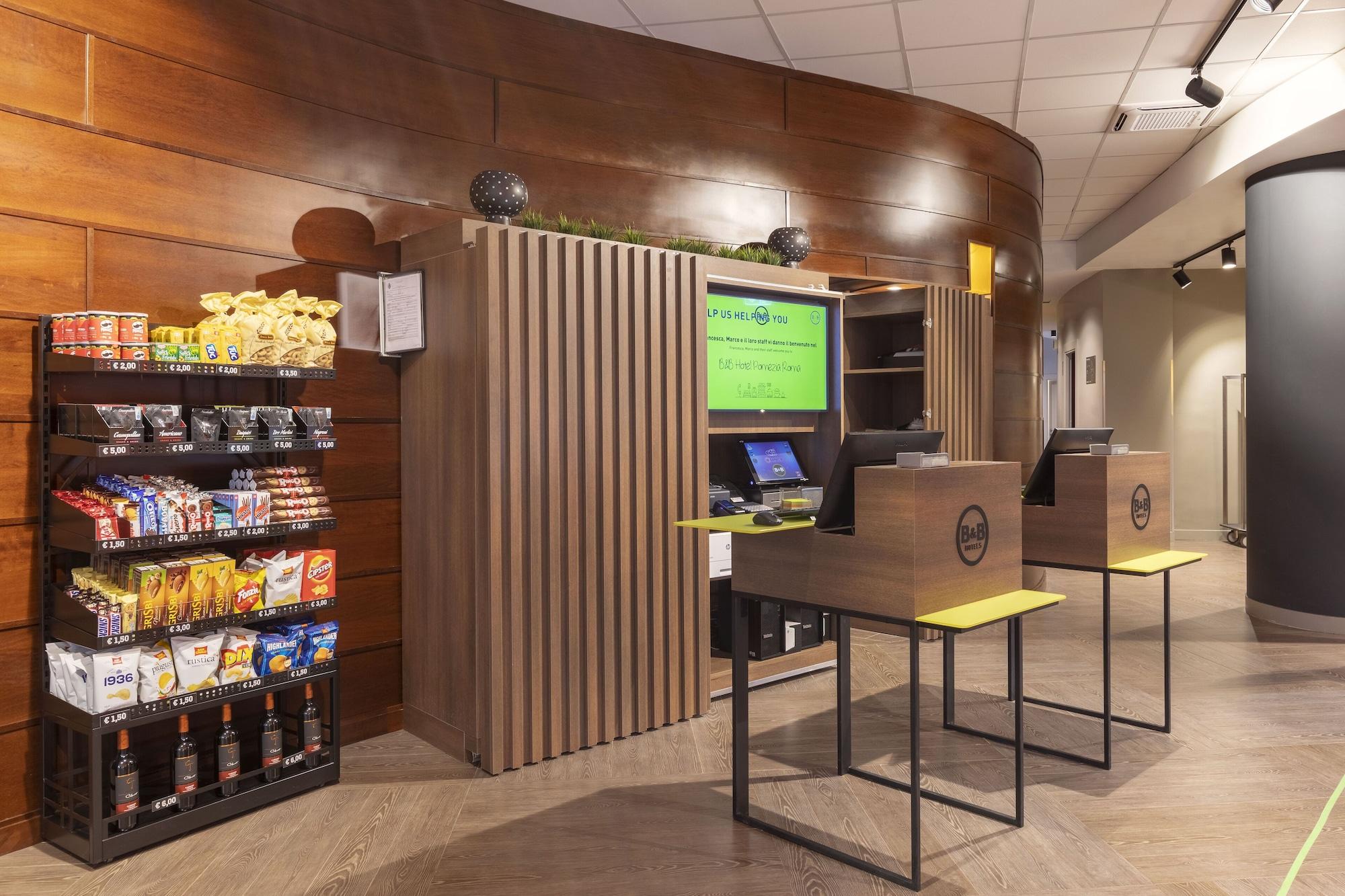 Vista Lobby B&B Hotel Pomezia Roma