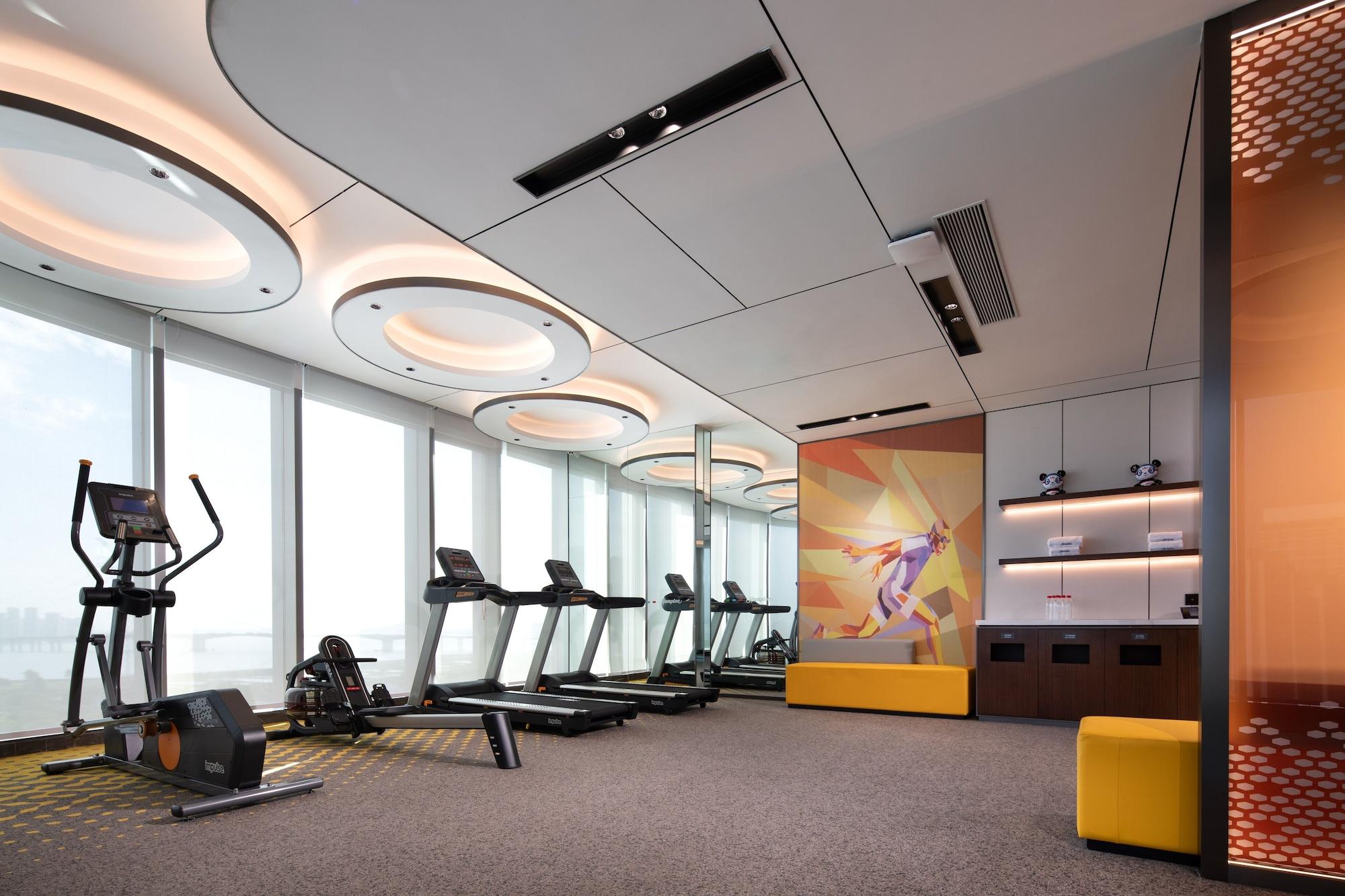 Gimnasio Hampton by Hilton Hangzhou Xiaoshan Jiangnan Technology City.