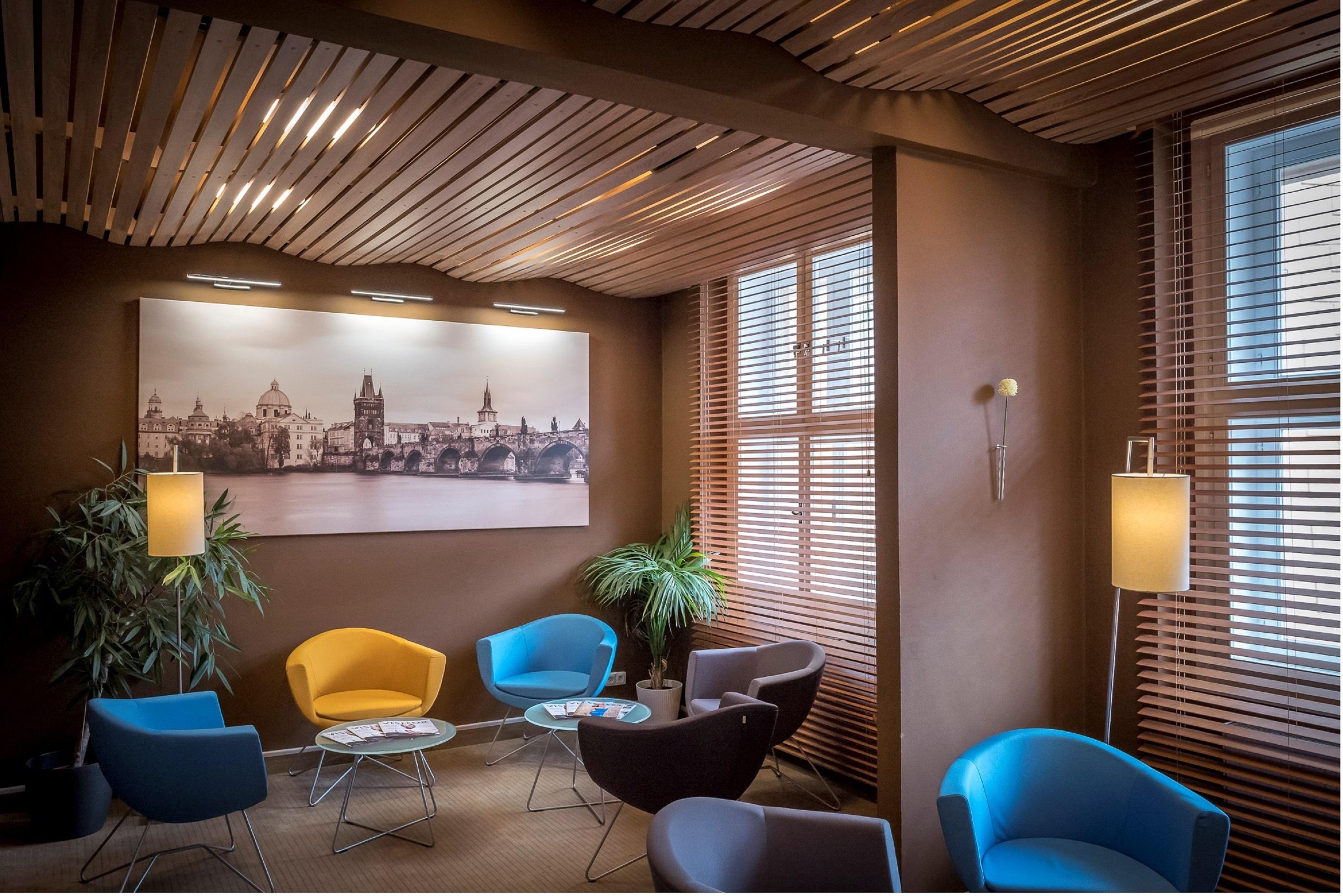 Vista Lobby Pytloun Kampa Garden Hotel Prague