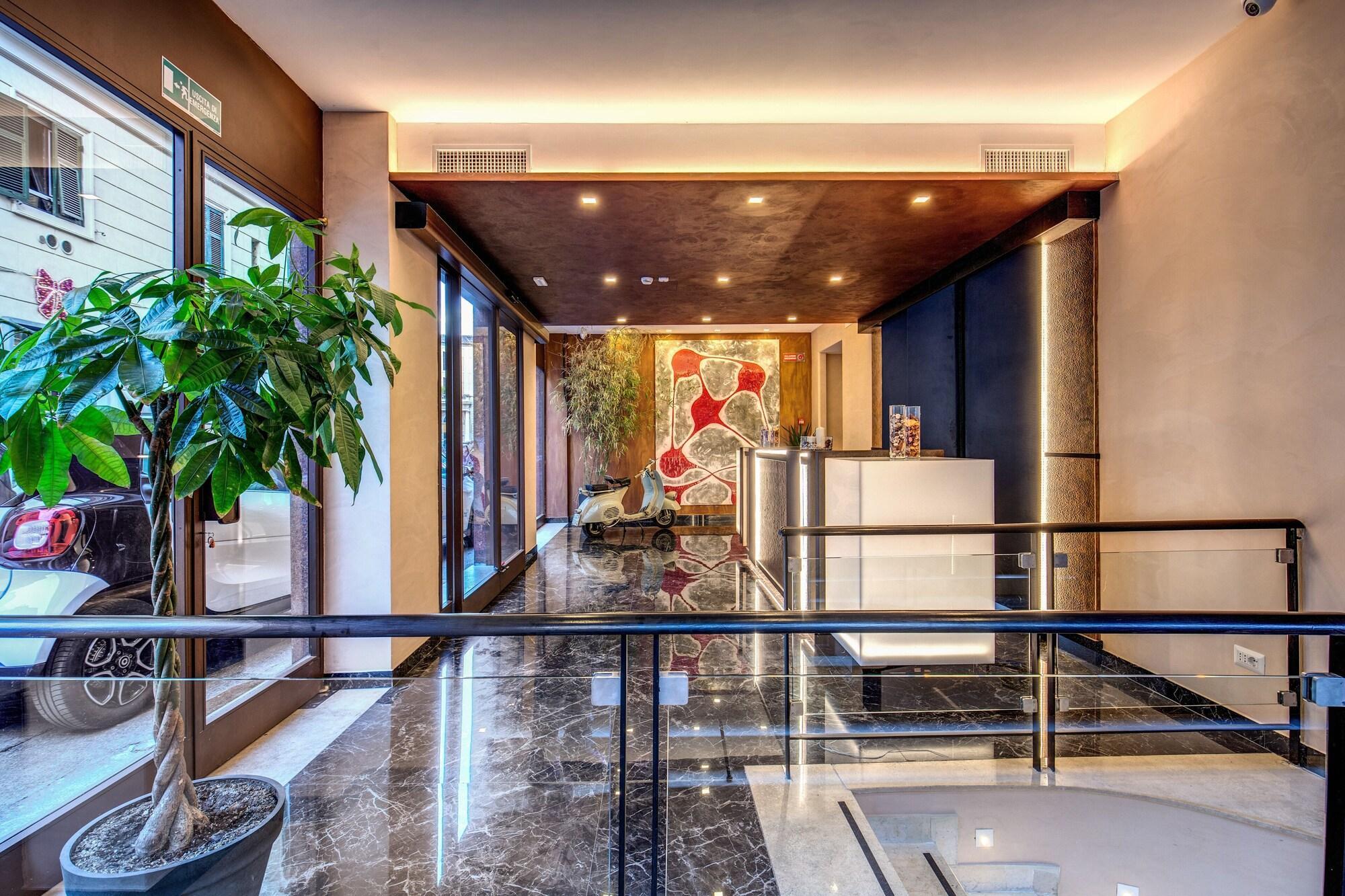 Vista Lobby Prassede Palace Hotel