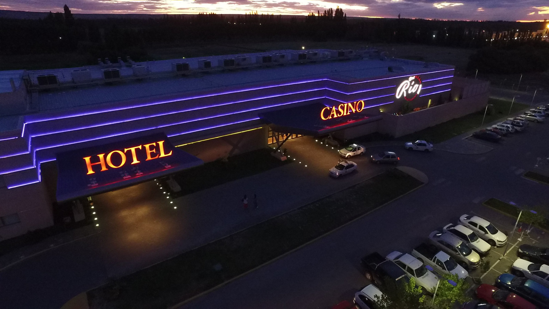 Vista Exterior Hotel y Casino del Rio - General Roca