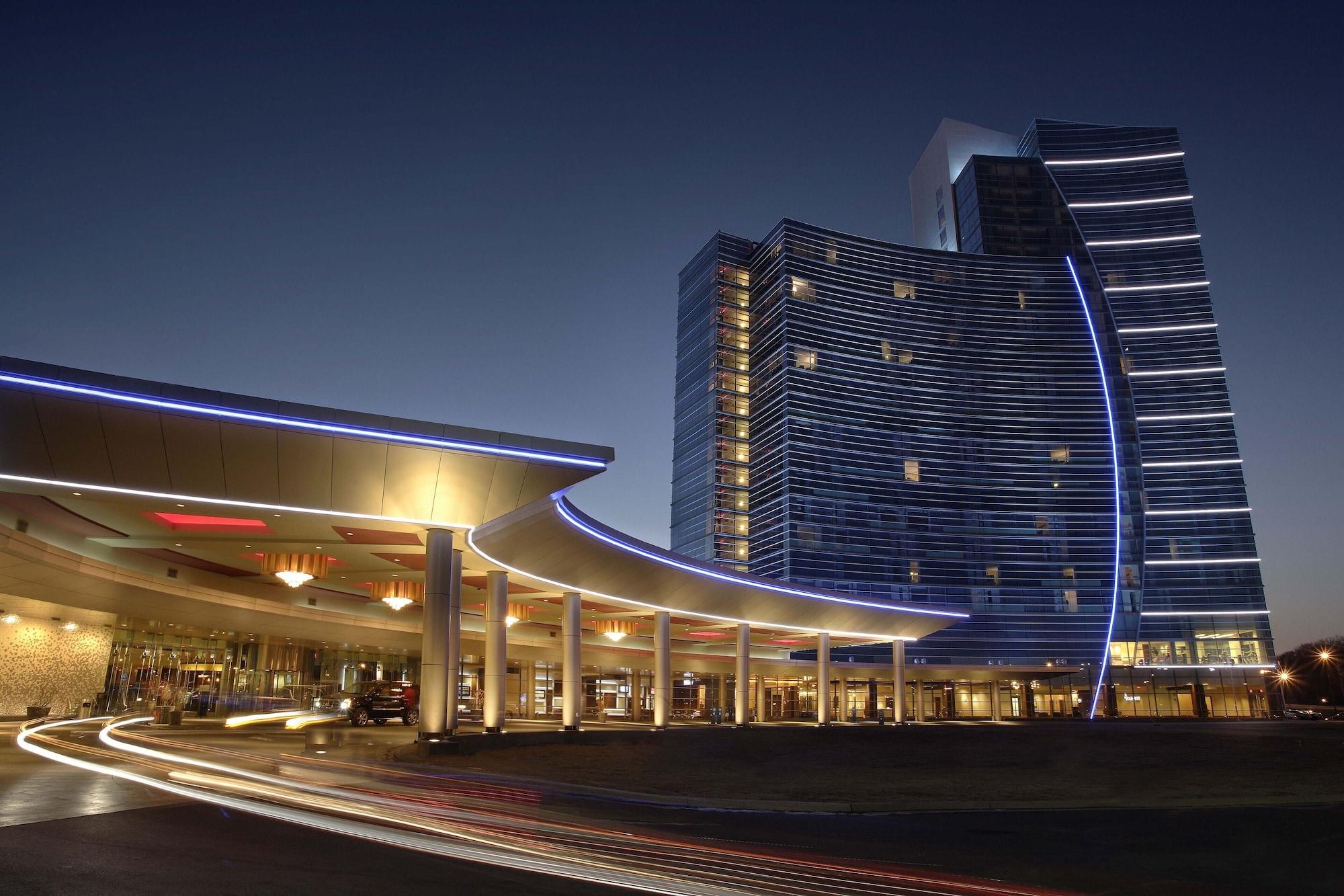 Vista da fachada Blue Chip Casino Hotel and Spa