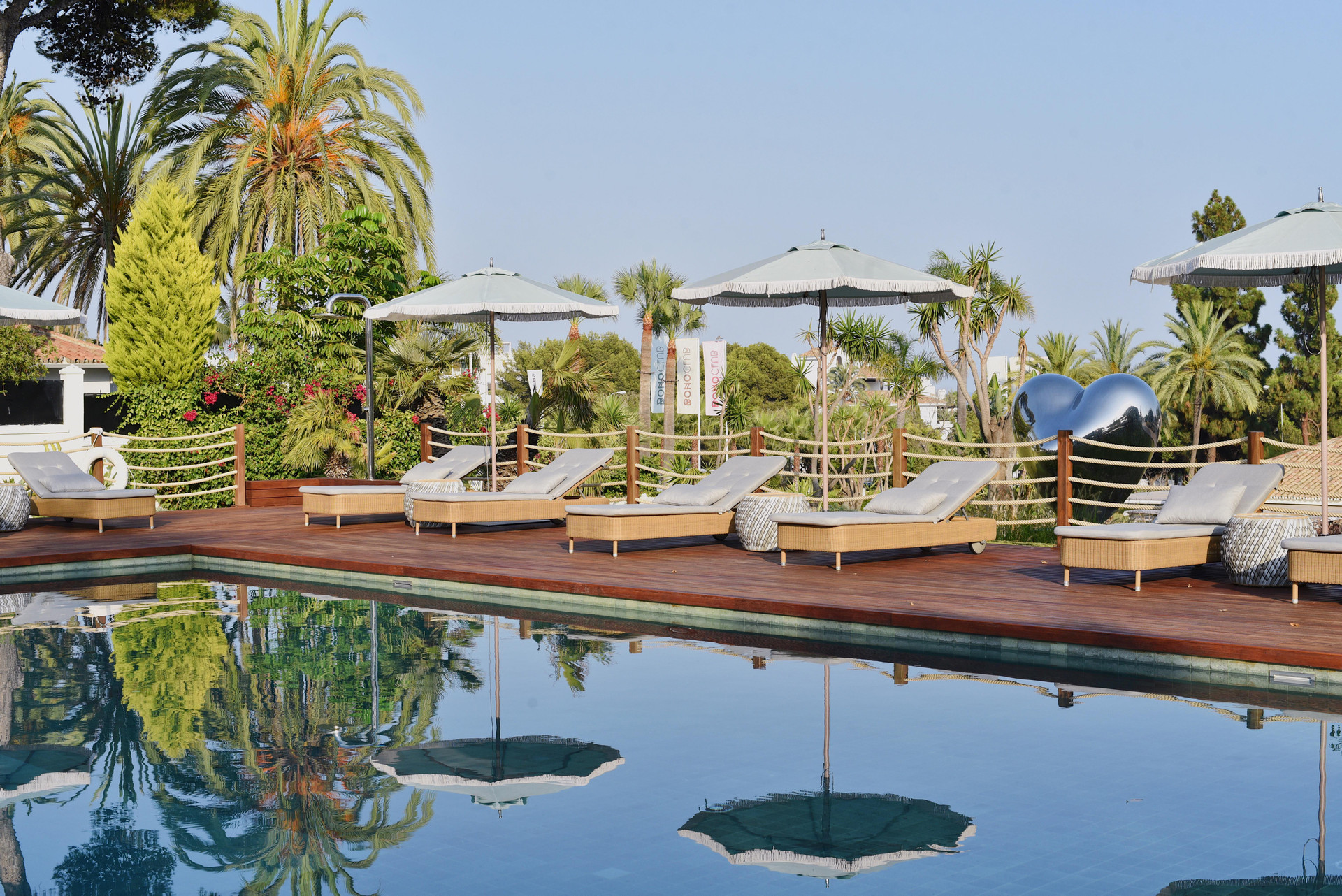 Vista Piscina Boho Club