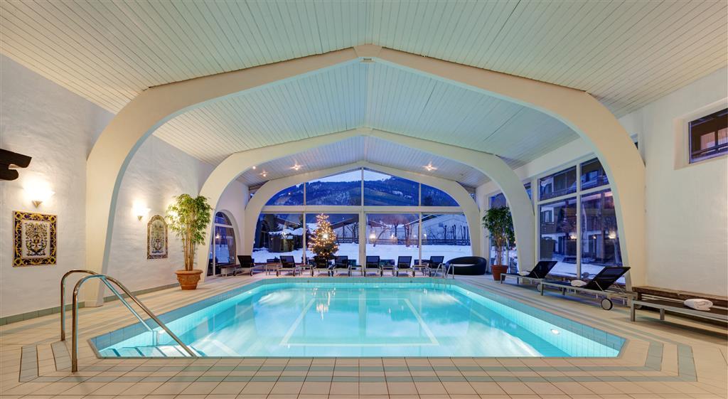 Vista Piscina Obermühle Alpin Spa Resort