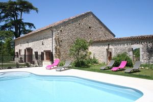 Alquiler Vacacional - Beautiful 3 bed stone country cottage with private heated pool in Monflanquin