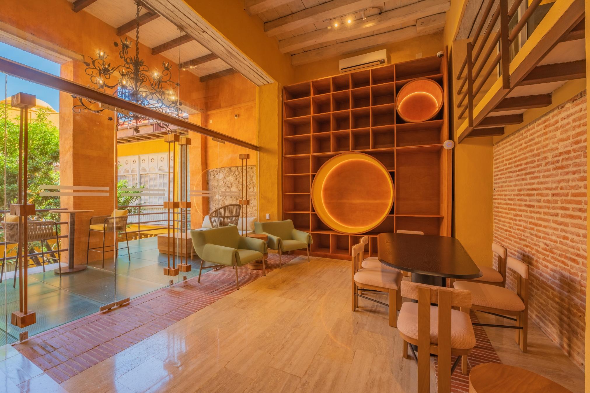 Vista Lobby Casa Carolina Hotel Cartagena