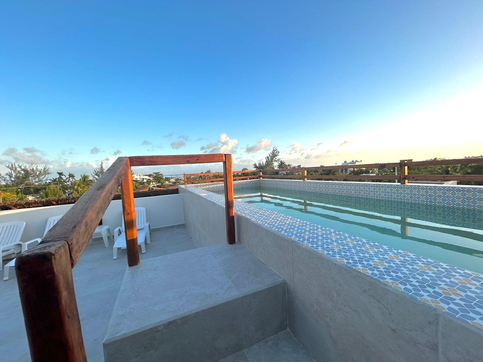 Vista Piscina Hotel Mariel Holbox