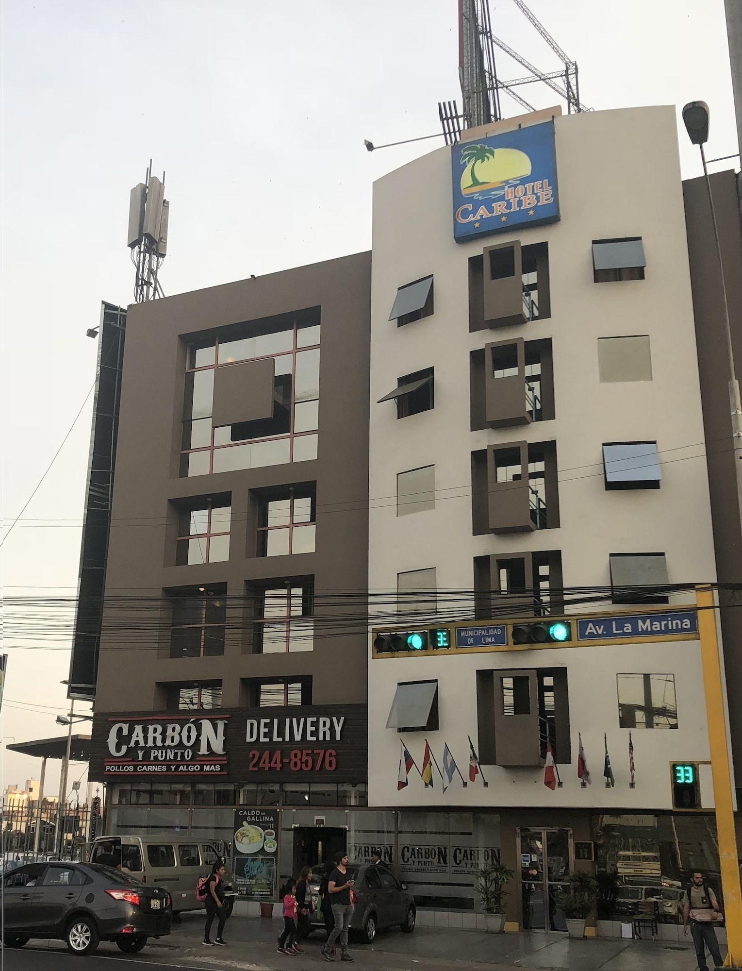 Vista Exterior Hotel Caribe