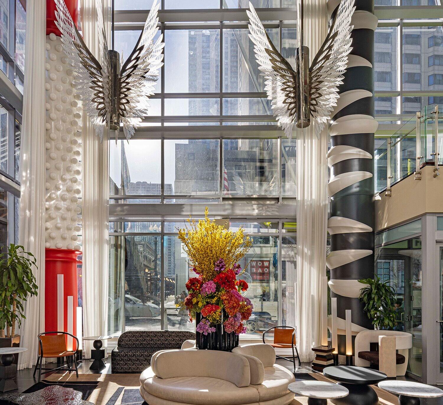 Vista Lobby theWit Chicago, a Hilton Hotel