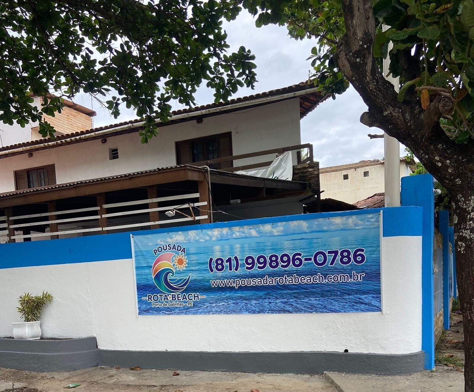 Vista Exterior Pousada Rota Beach