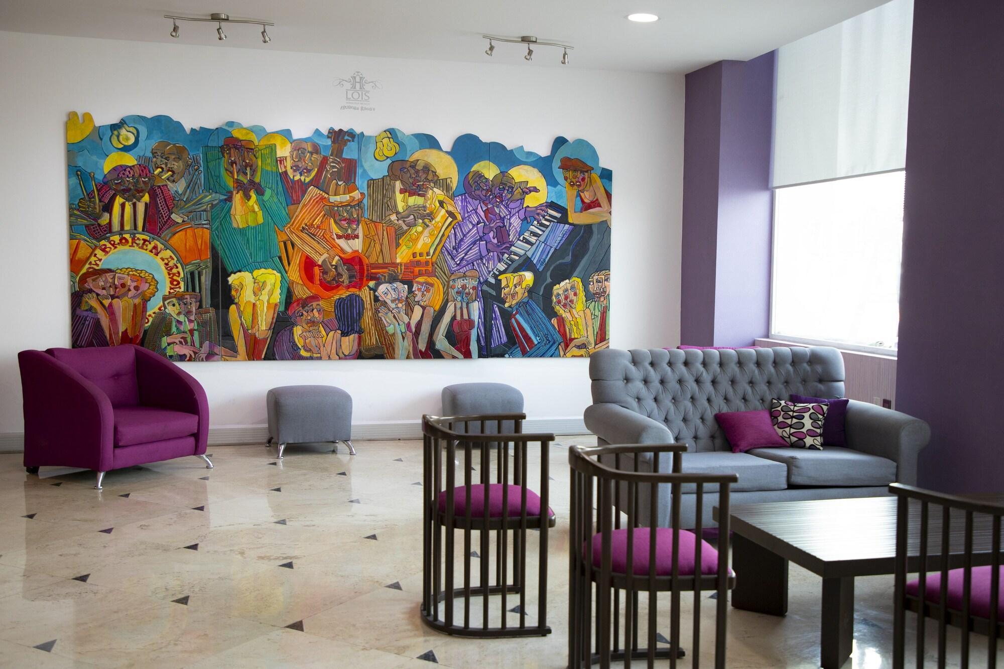 Vista Lobby Hotel Lois Veracruz
