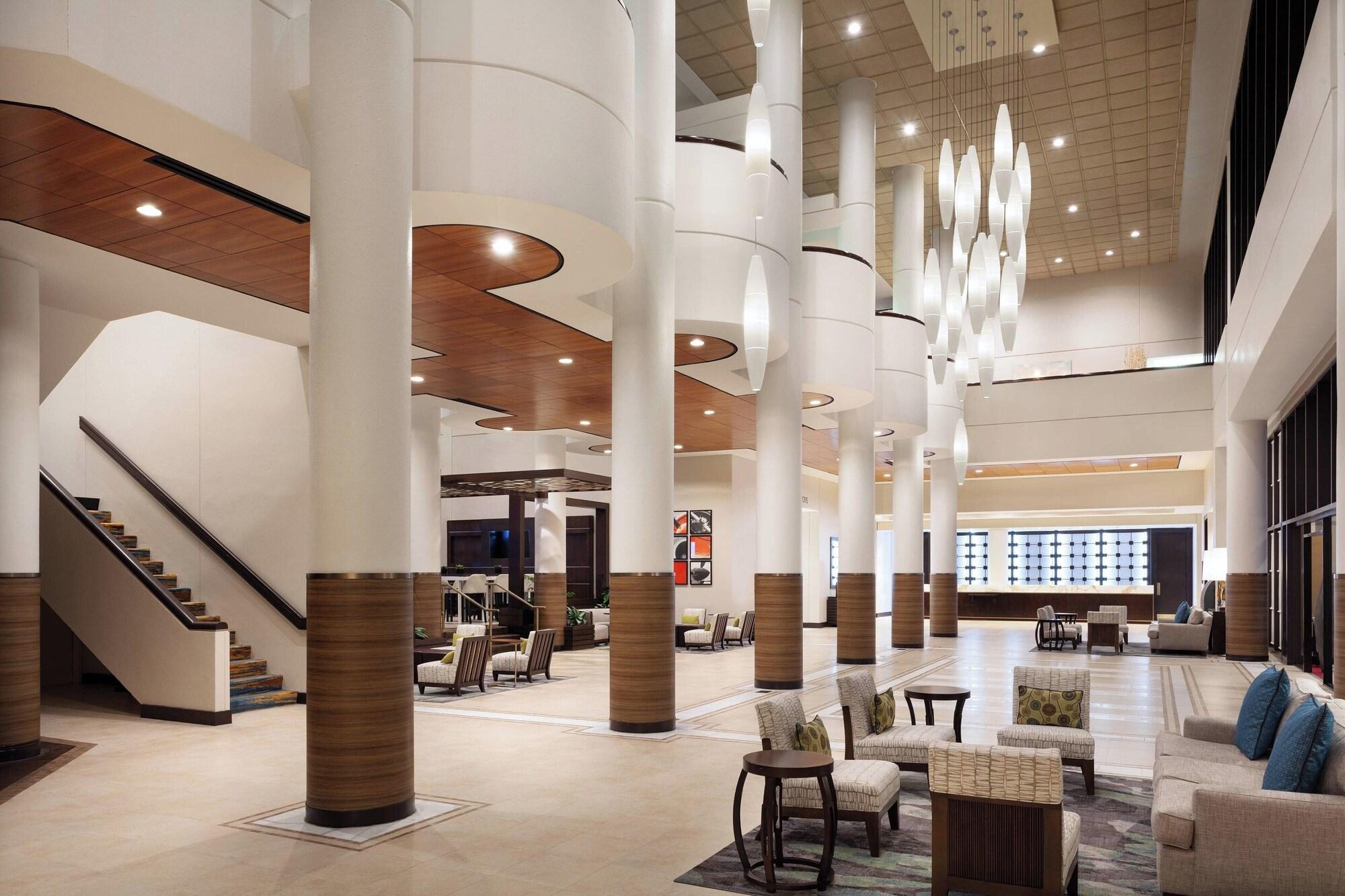 Vista Lobby Marriott Orlando Airport Lakeside