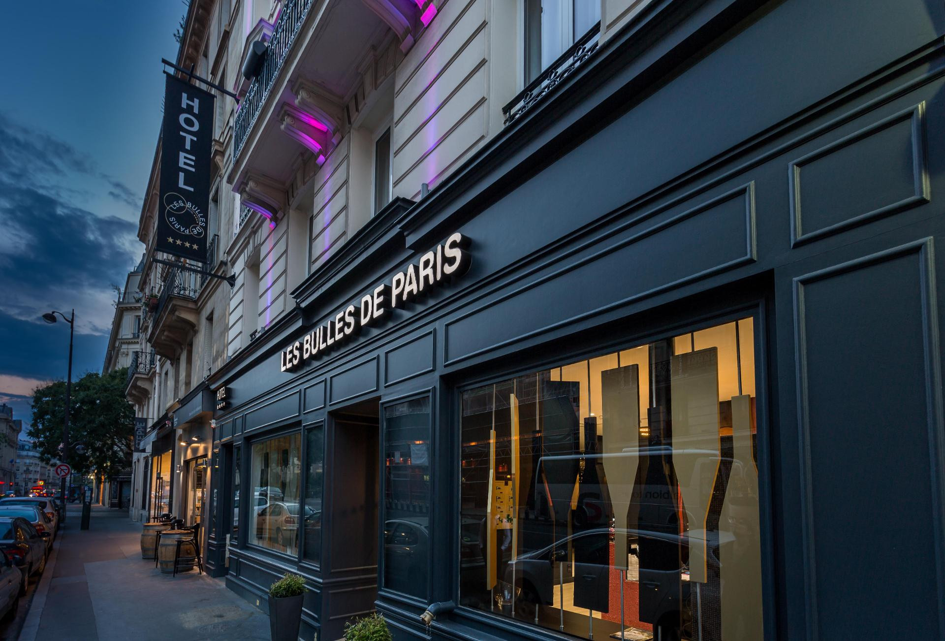Vista Exterior Hotel Les Bulles de Paris