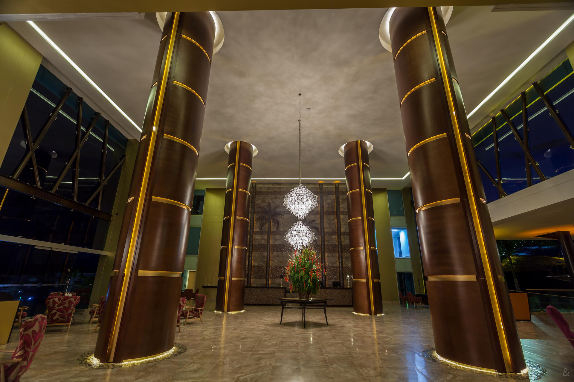 Vista do lobby Sonesta Hotel Pereira