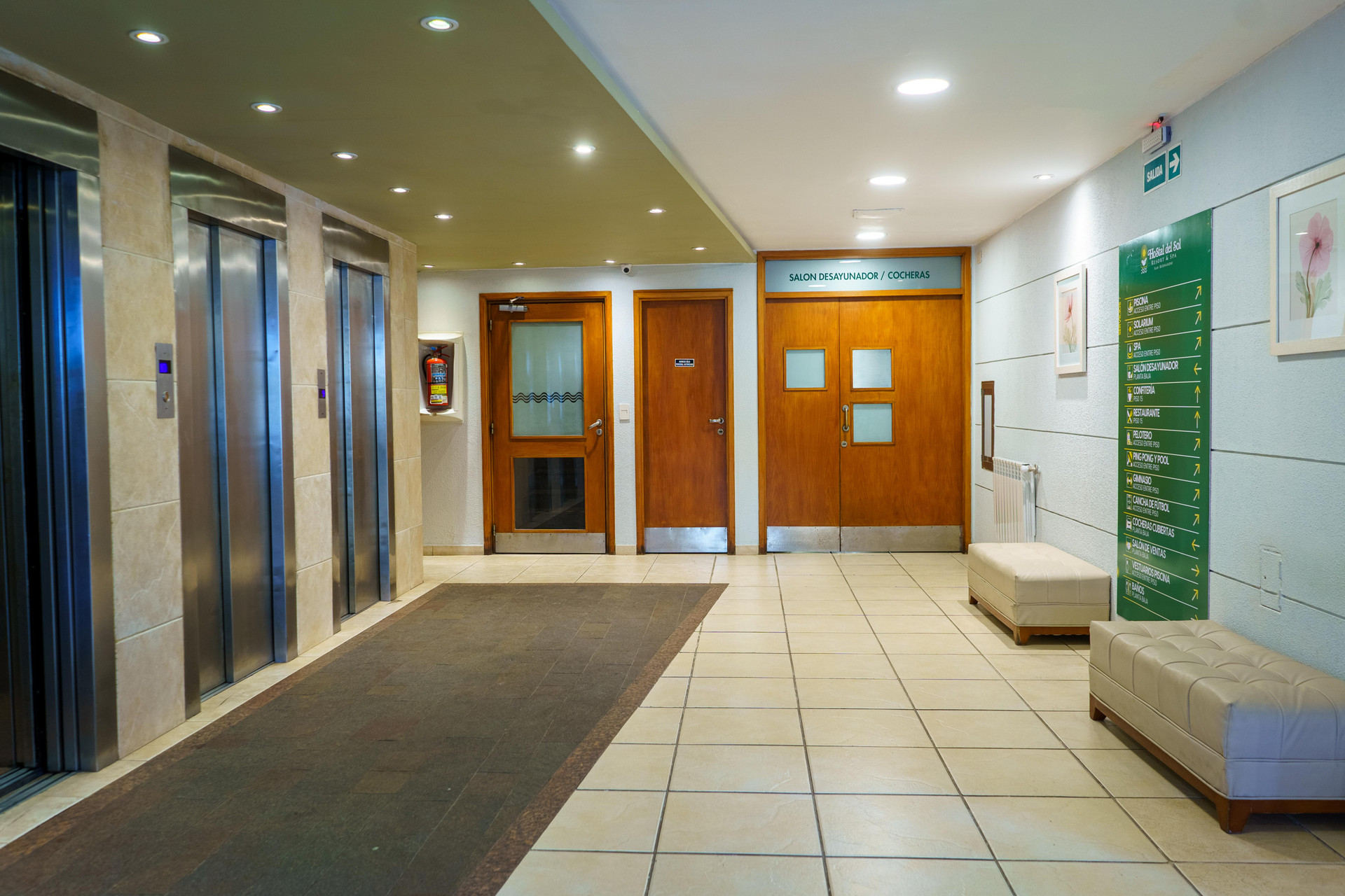 Vista Lobby Hostal del Sol