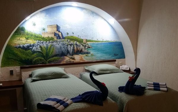 Villas De Rosa Beach Resort - Hoteles económicos en Akumal, México
