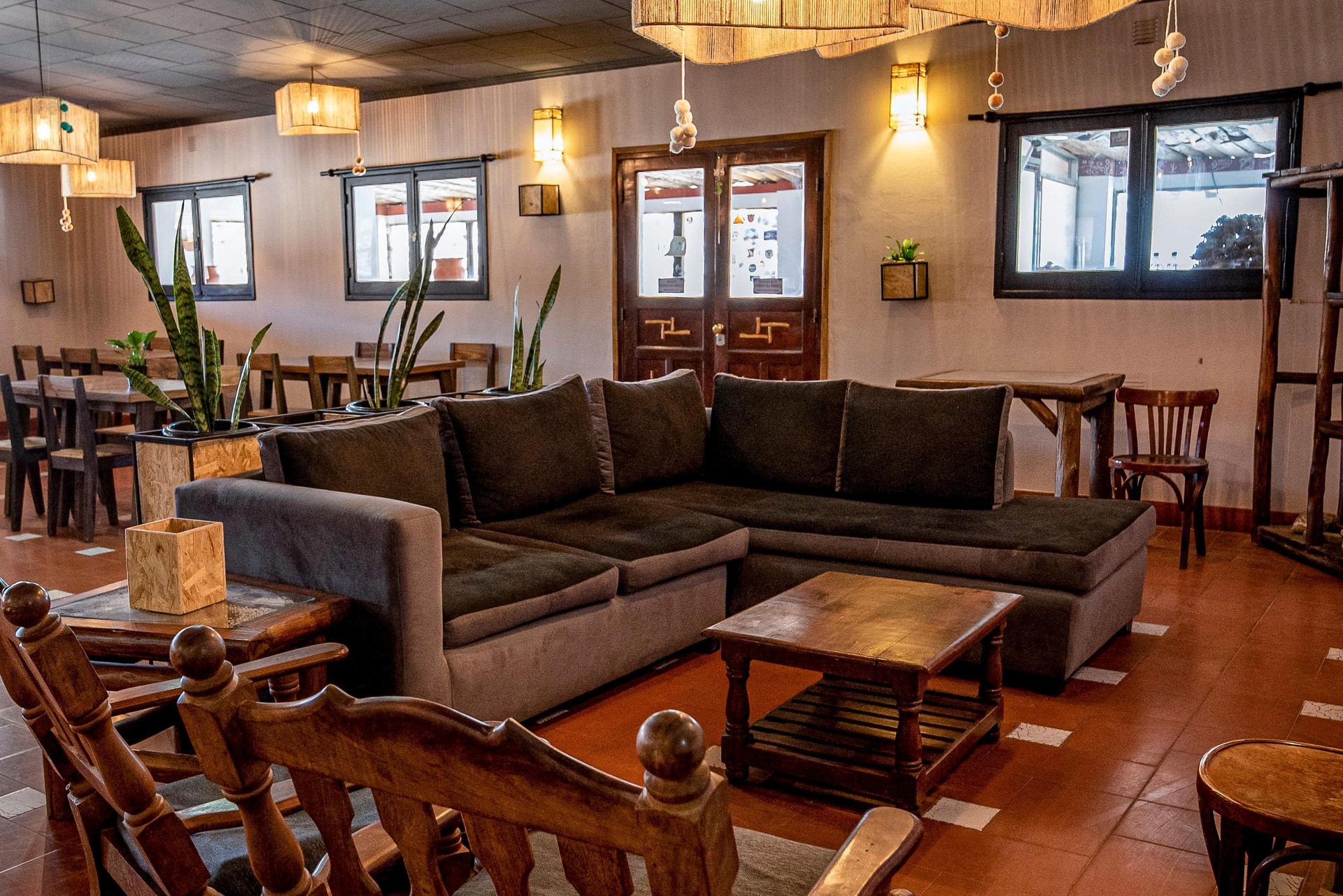 Zona de estar Complejo Turístico Pastos Chicos