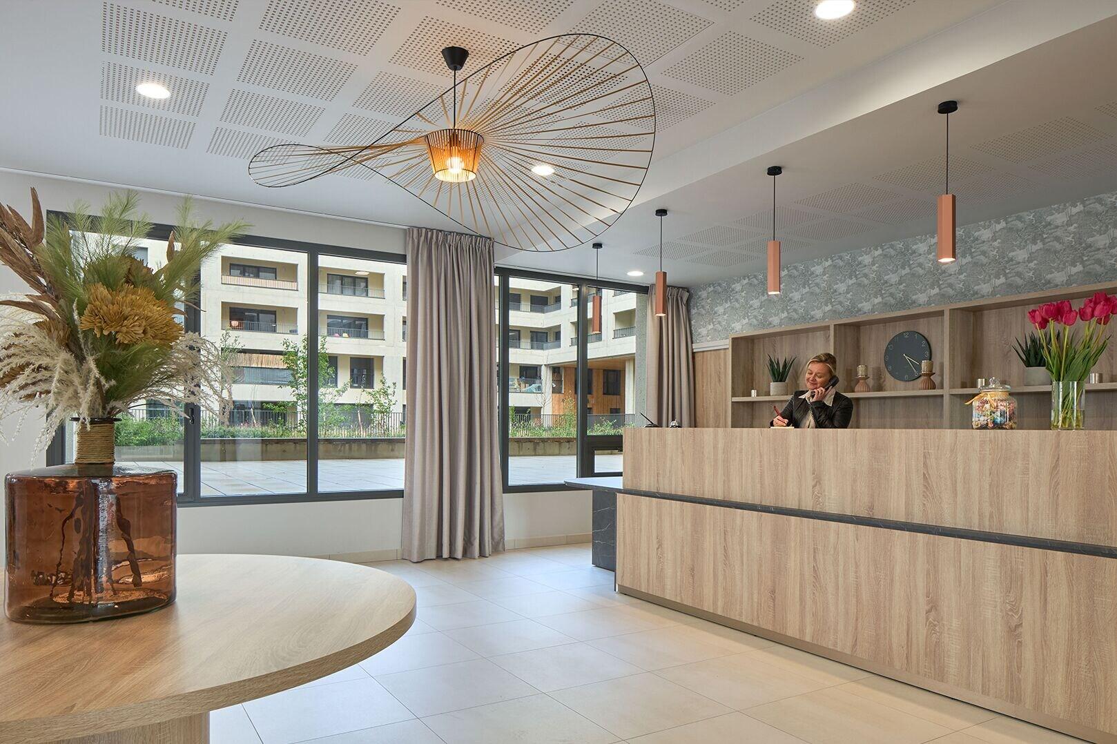 Vista Lobby Zenitude Hôtel-Résidences Rouen