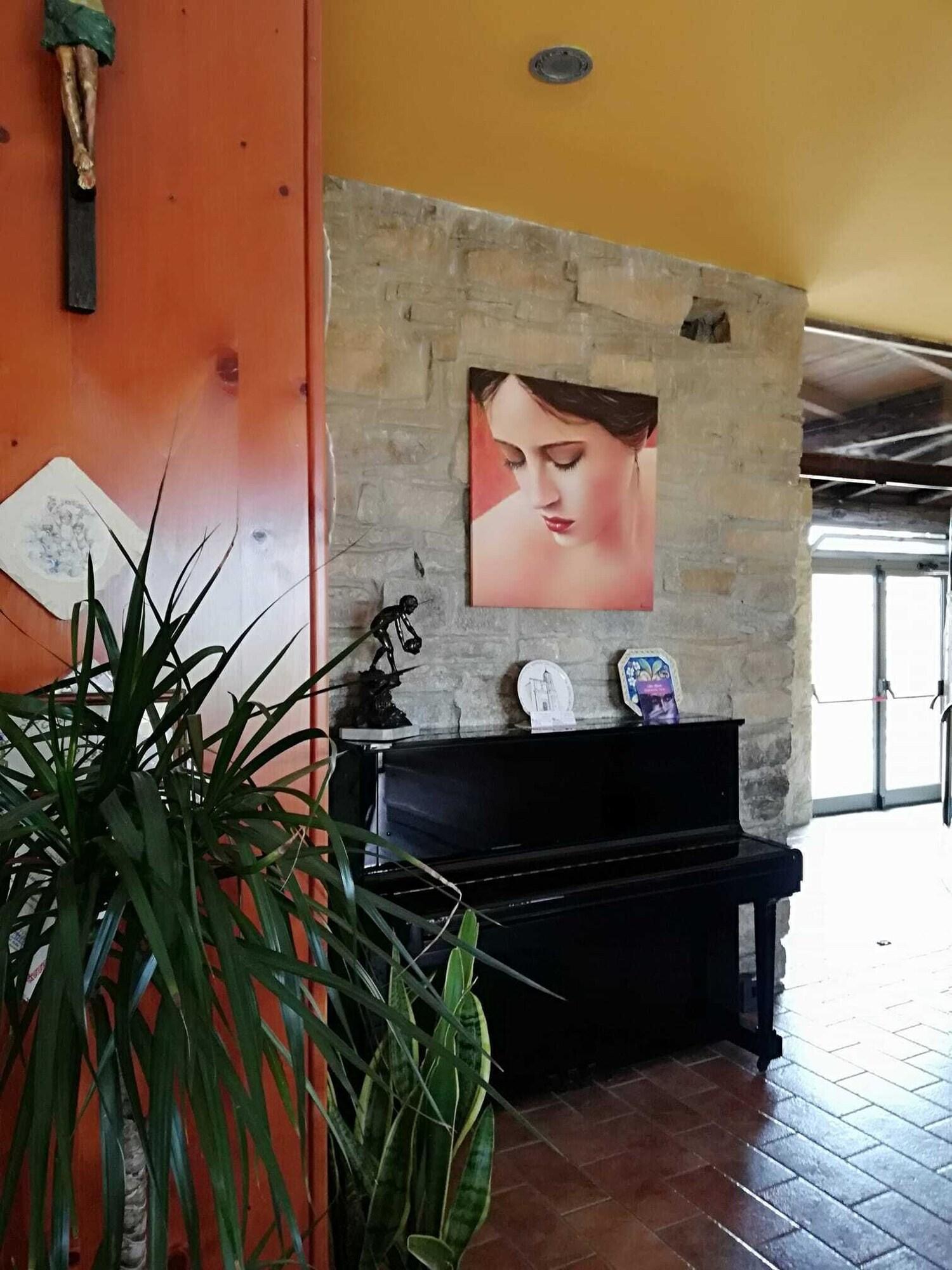 Vista Lobby La Foresteria San Leo