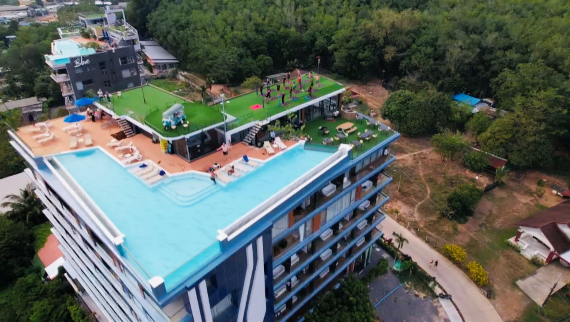 Vista Piscina The Blue Mavi Hotel