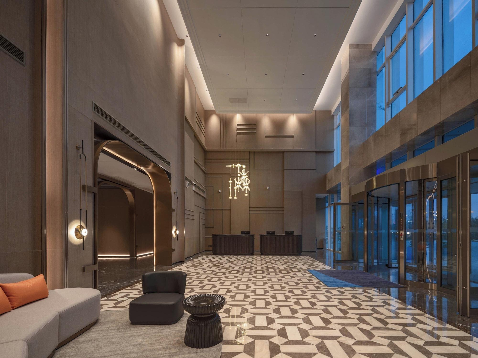 Vista Exterior Holiday Inn Express Taizhou Toumen Port by IHG