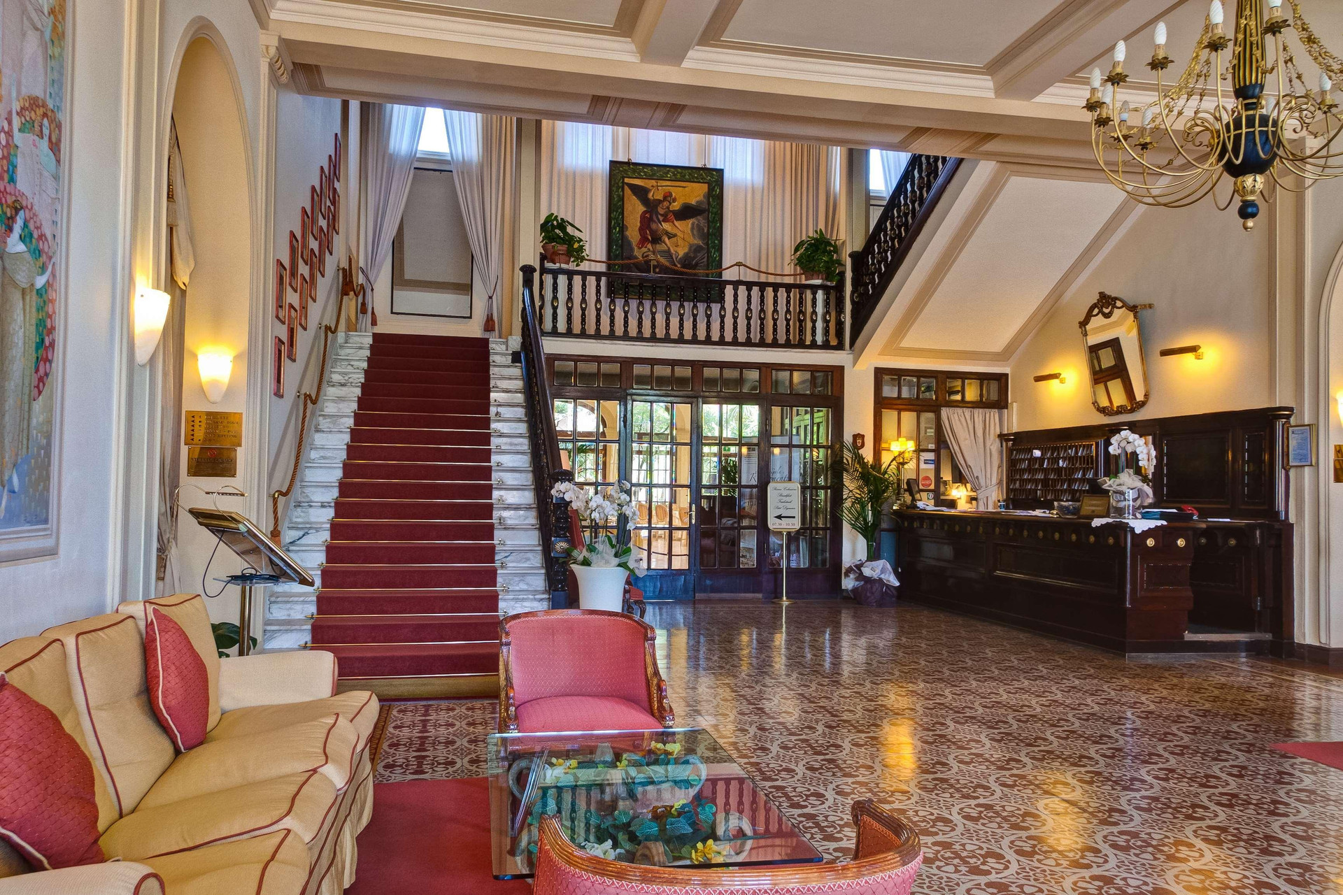 Vista Lobby Grand Hotel Royal